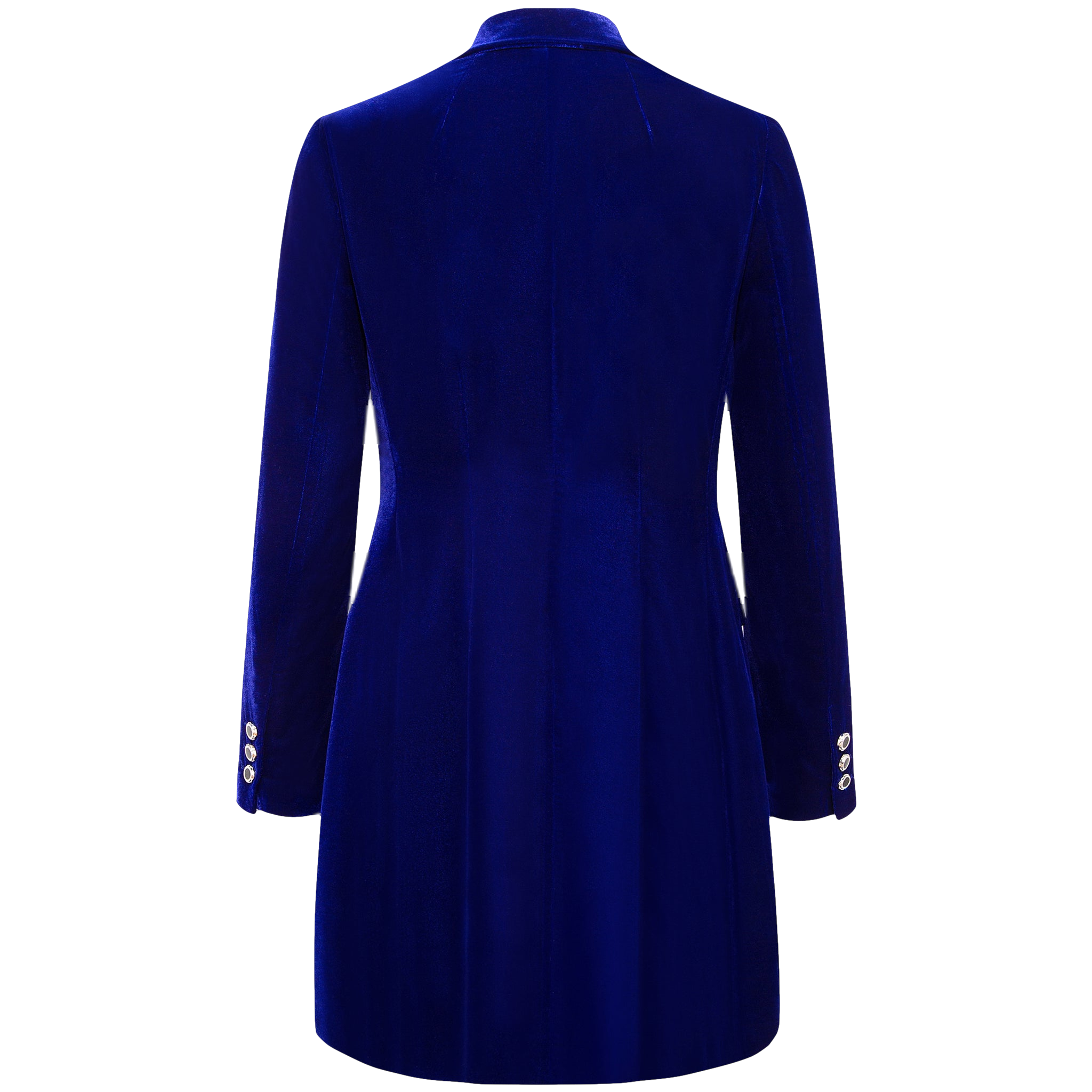 Shop Velvet Tailored Blazer Dress - Royal Blue from Femponiq at Seezona |  Seezona