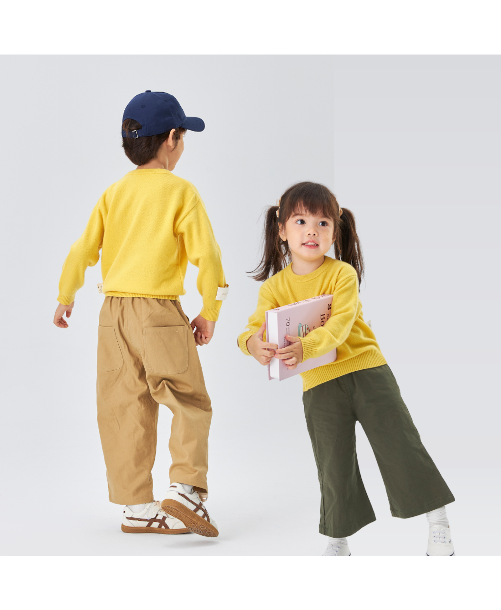 Essential Baby Cashmere Jumper | Sunbeam Yellow made by CozyU