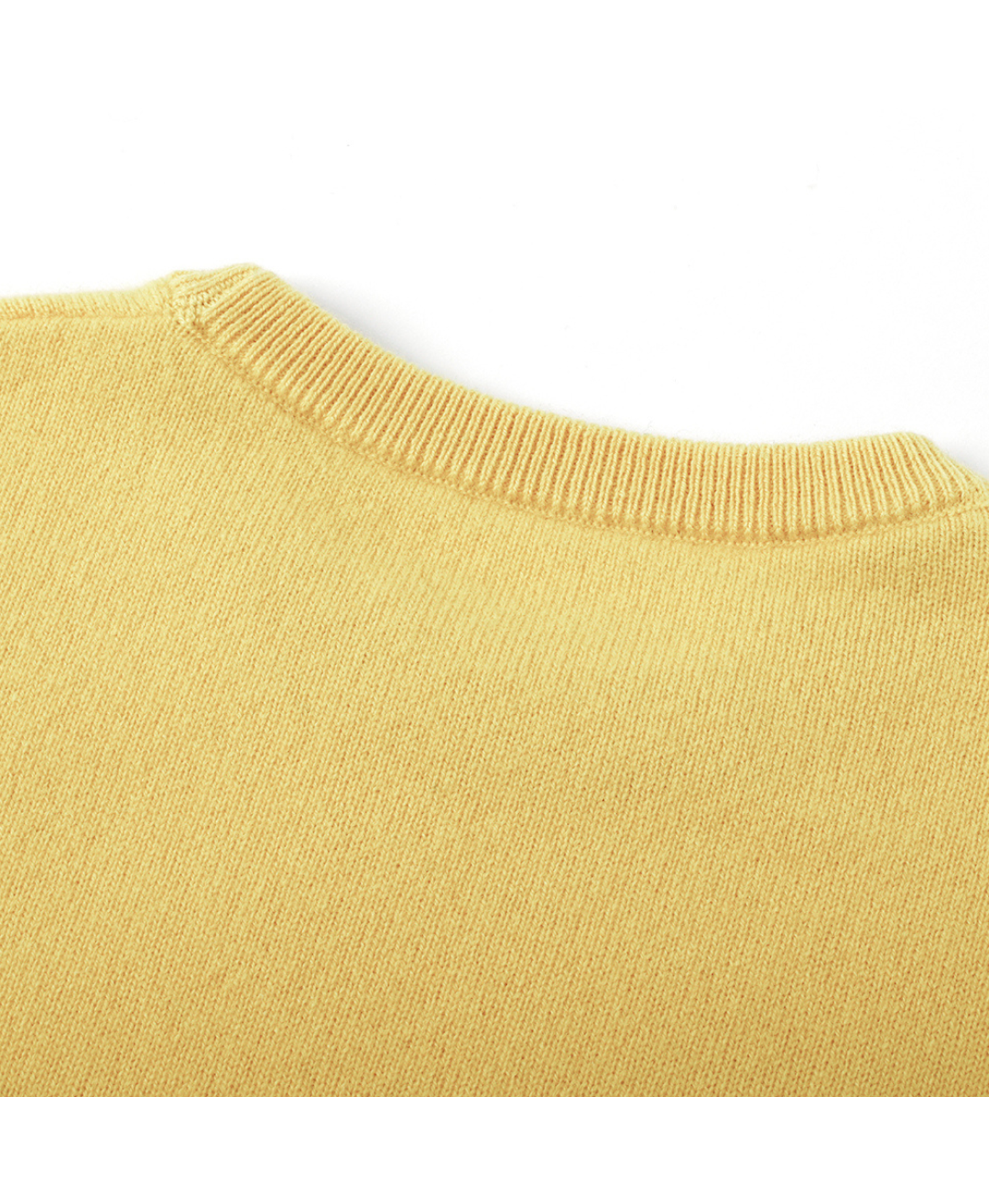 Essential Baby Cashmere Jumper | Sunbeam Yellow made by CozyU