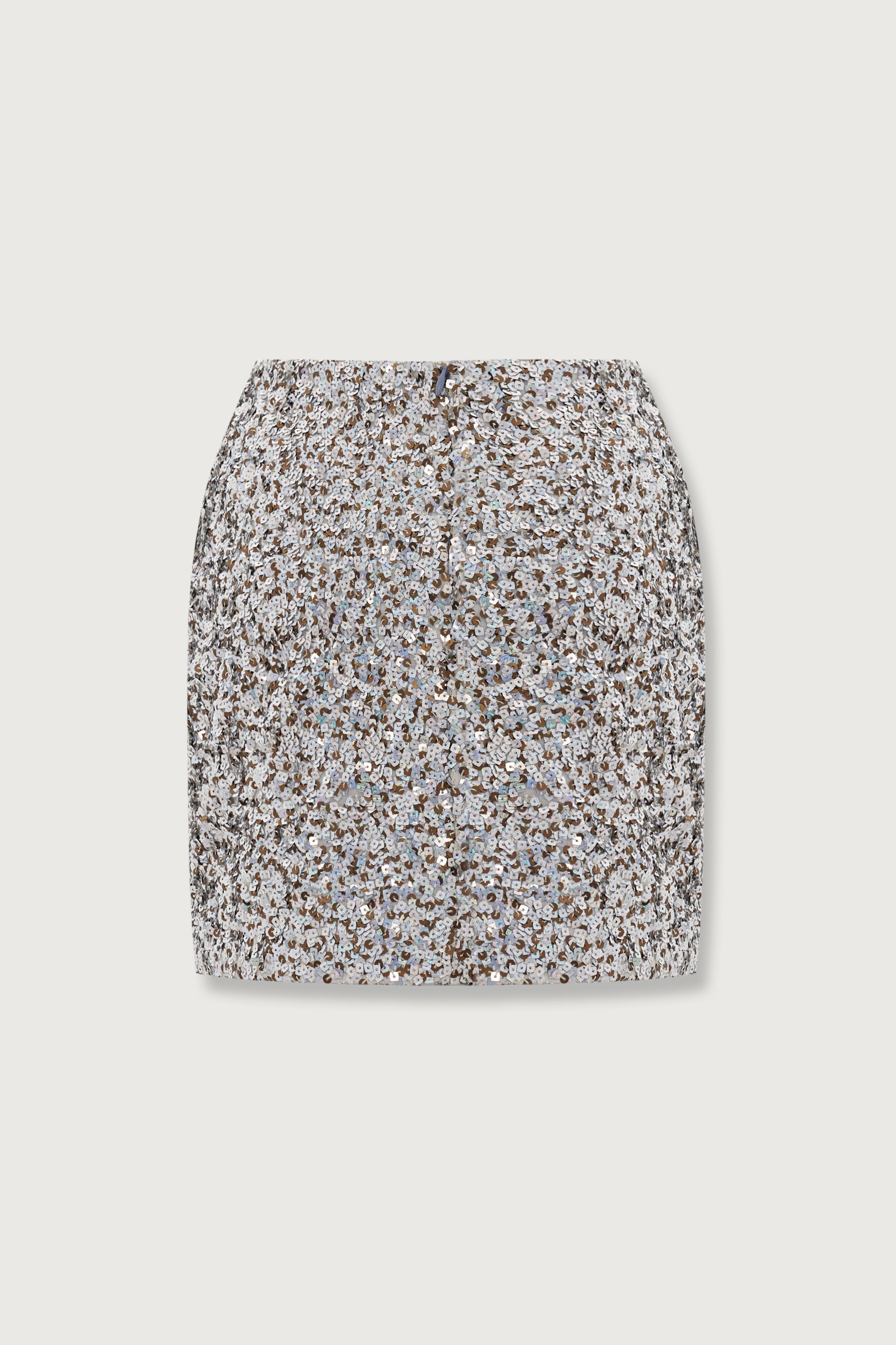 Shop Occleus Amanda Skirt In Silver