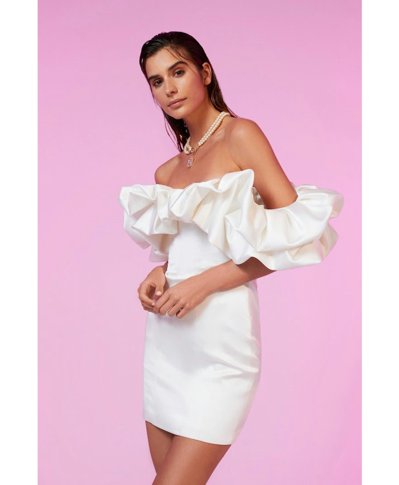 Vieanna Dress - White in White made by Gigii's