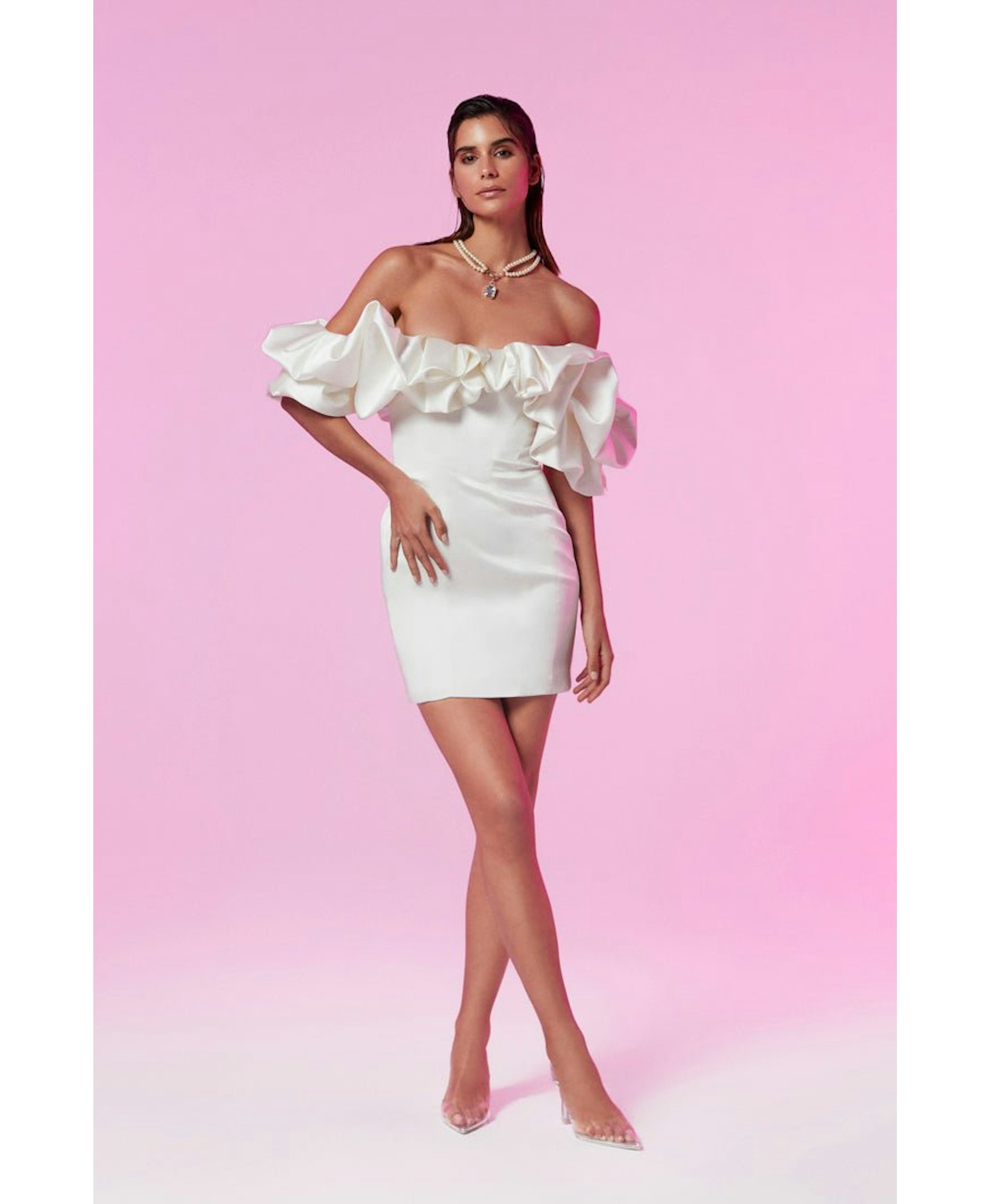 Vieanna Dress - White in White made by Gigii's