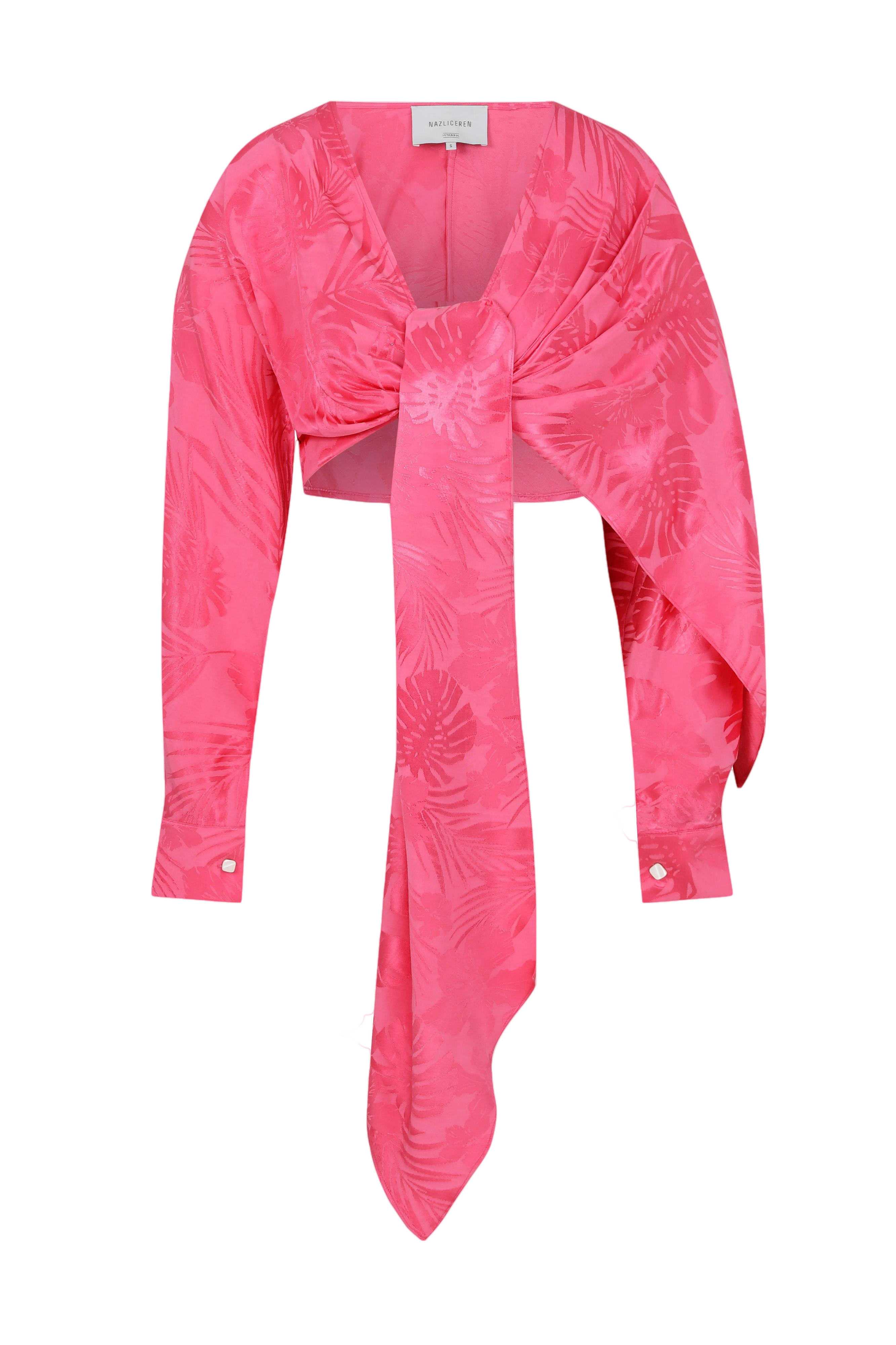 Nazli Ceren Angy Blouse In Fuschia In Yellow
