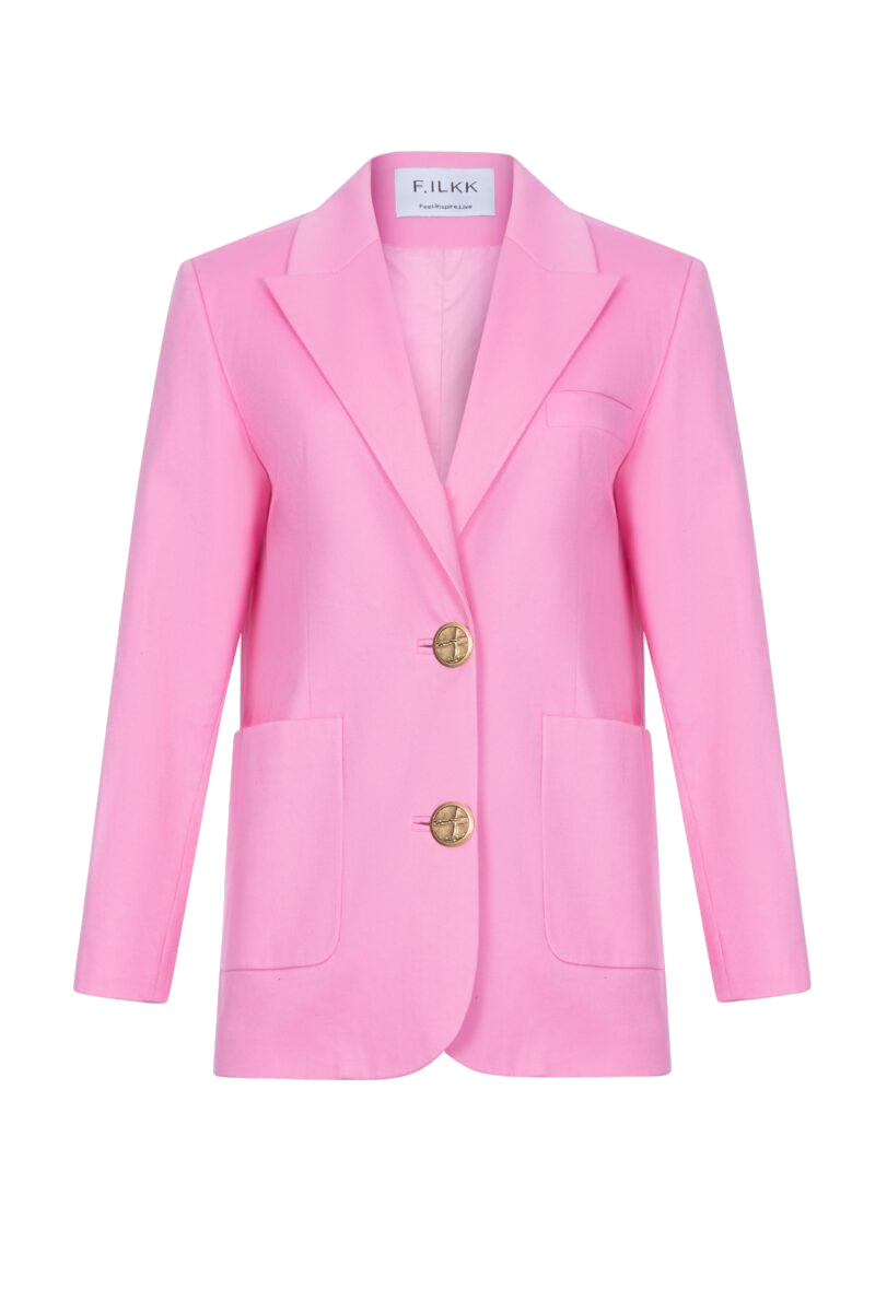 F.ilkk Pink Oversize Blazer
