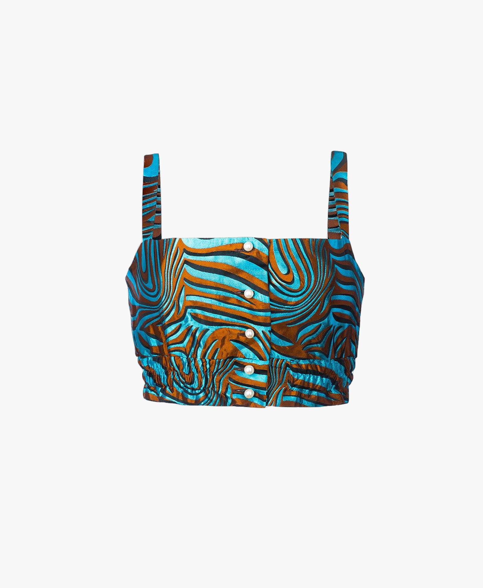 Mint Printed Top made by ANDREEVA