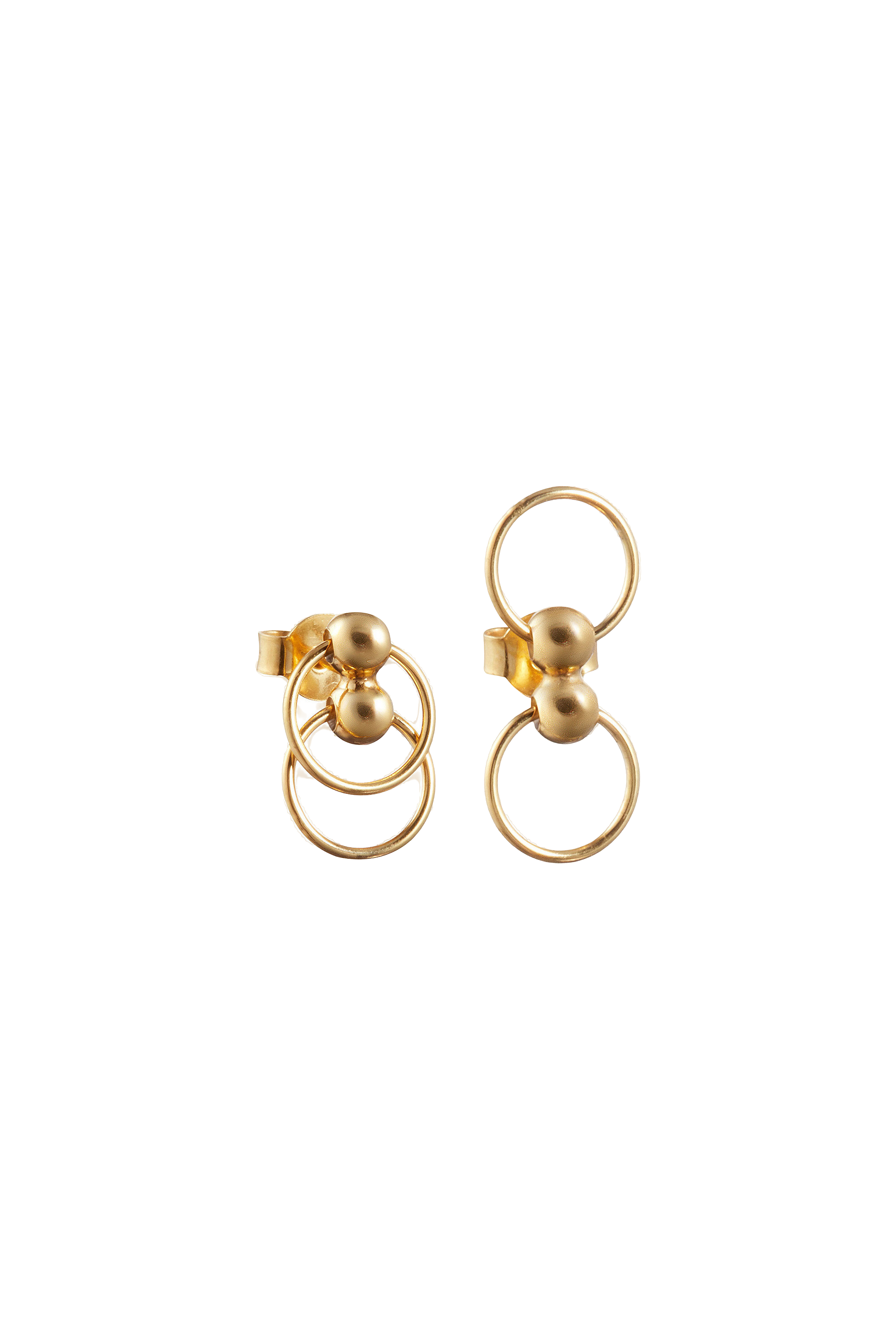 Orxata Jewelry Arko Transformer Earrings In Gold