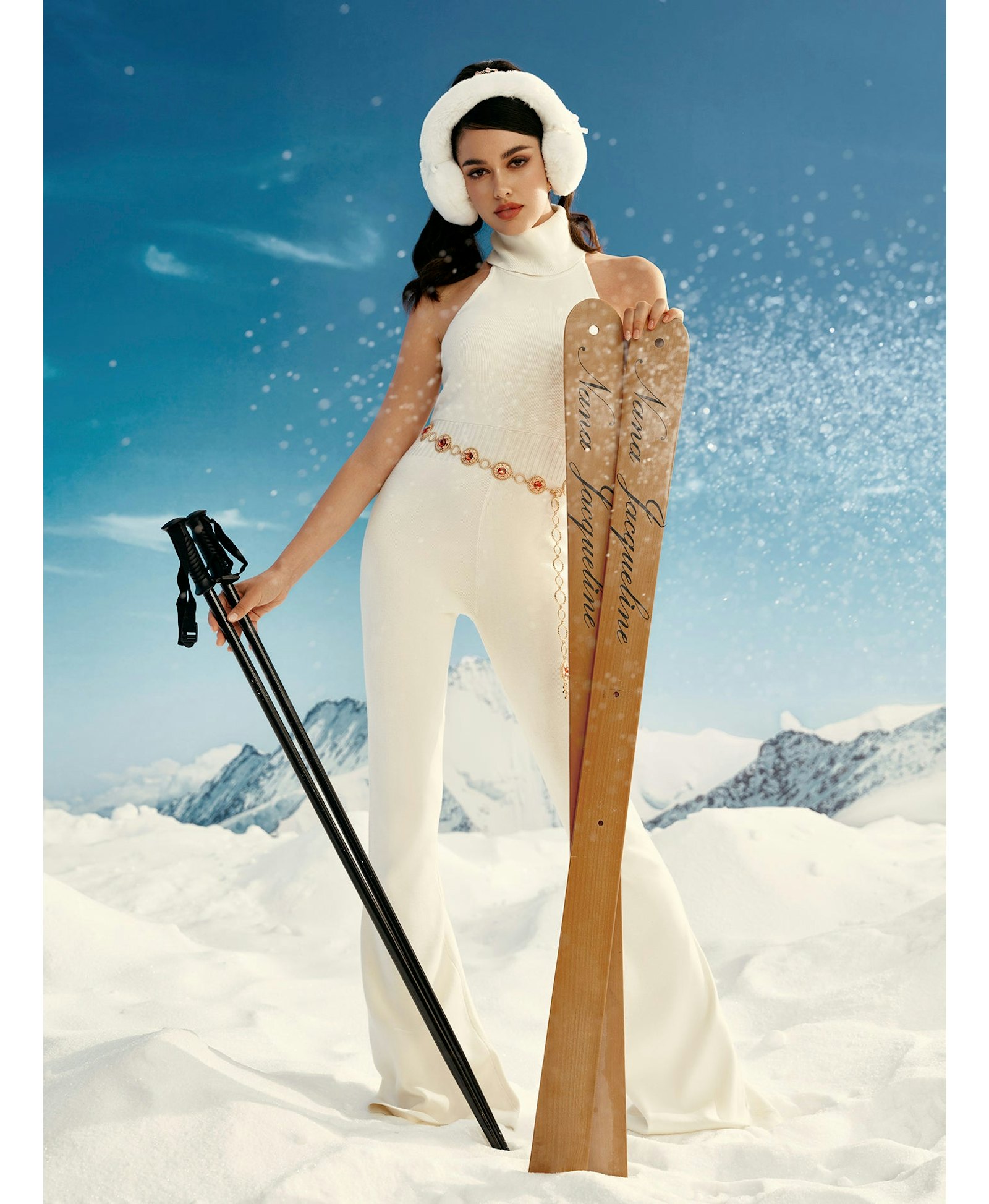 Natalia Earmuffs (White) made by Nana Jacqueline