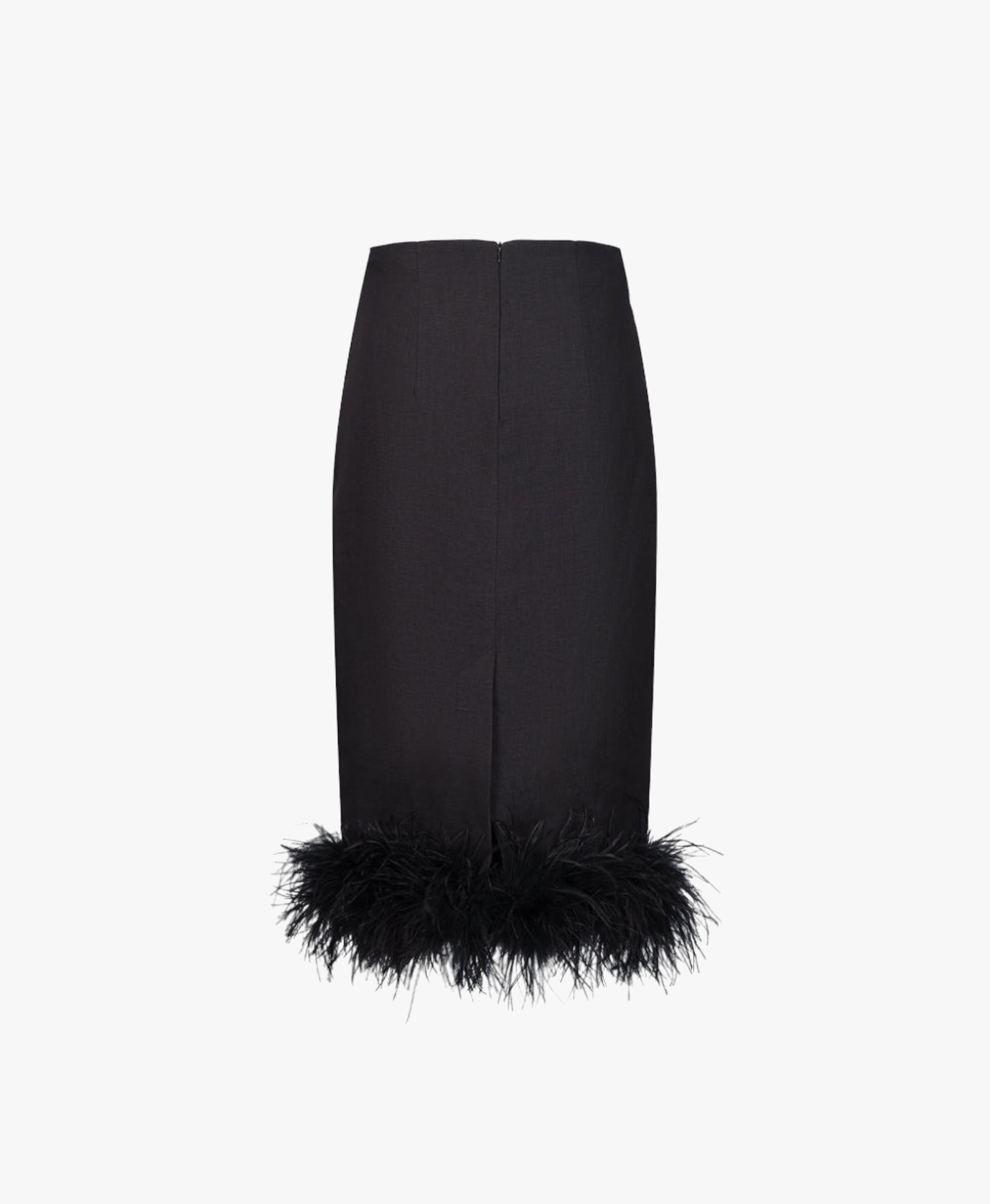 Skirt Midi WIth Boa Bottom made by Gasanova