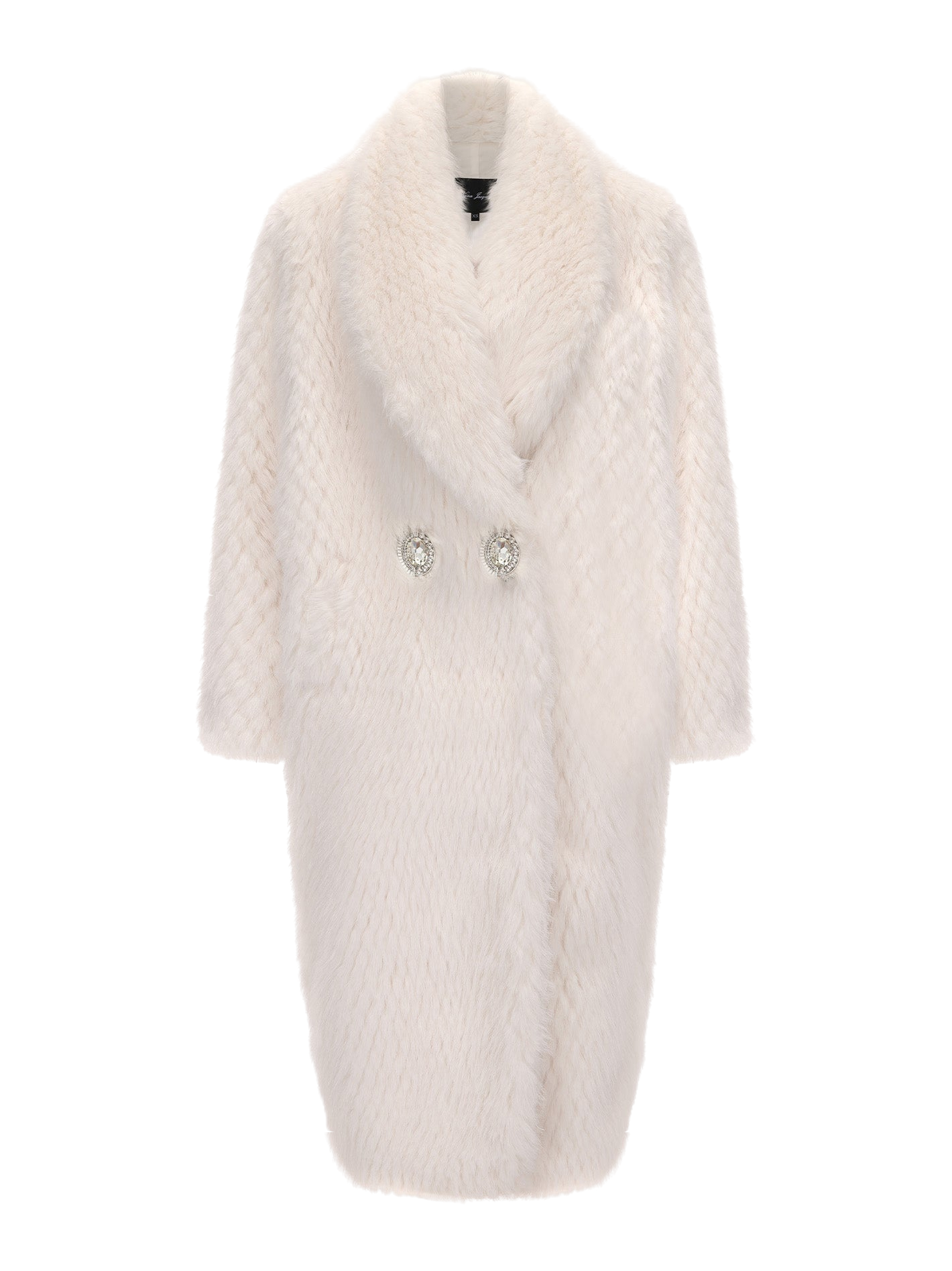 Shop Nana Jacqueline Marisa Fur Coat (white)