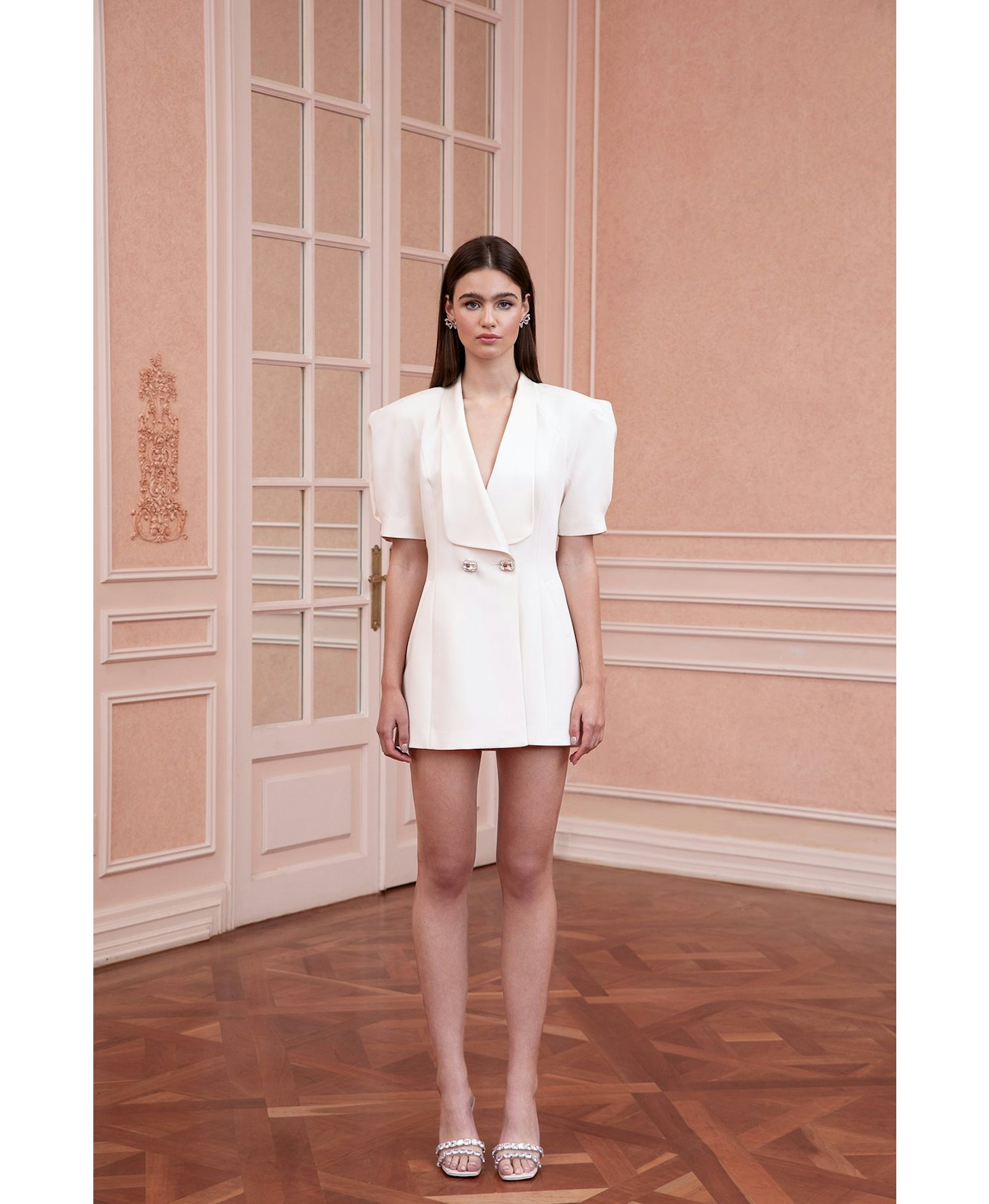 Alia Dress (White) in White made by Nana Jacqueline