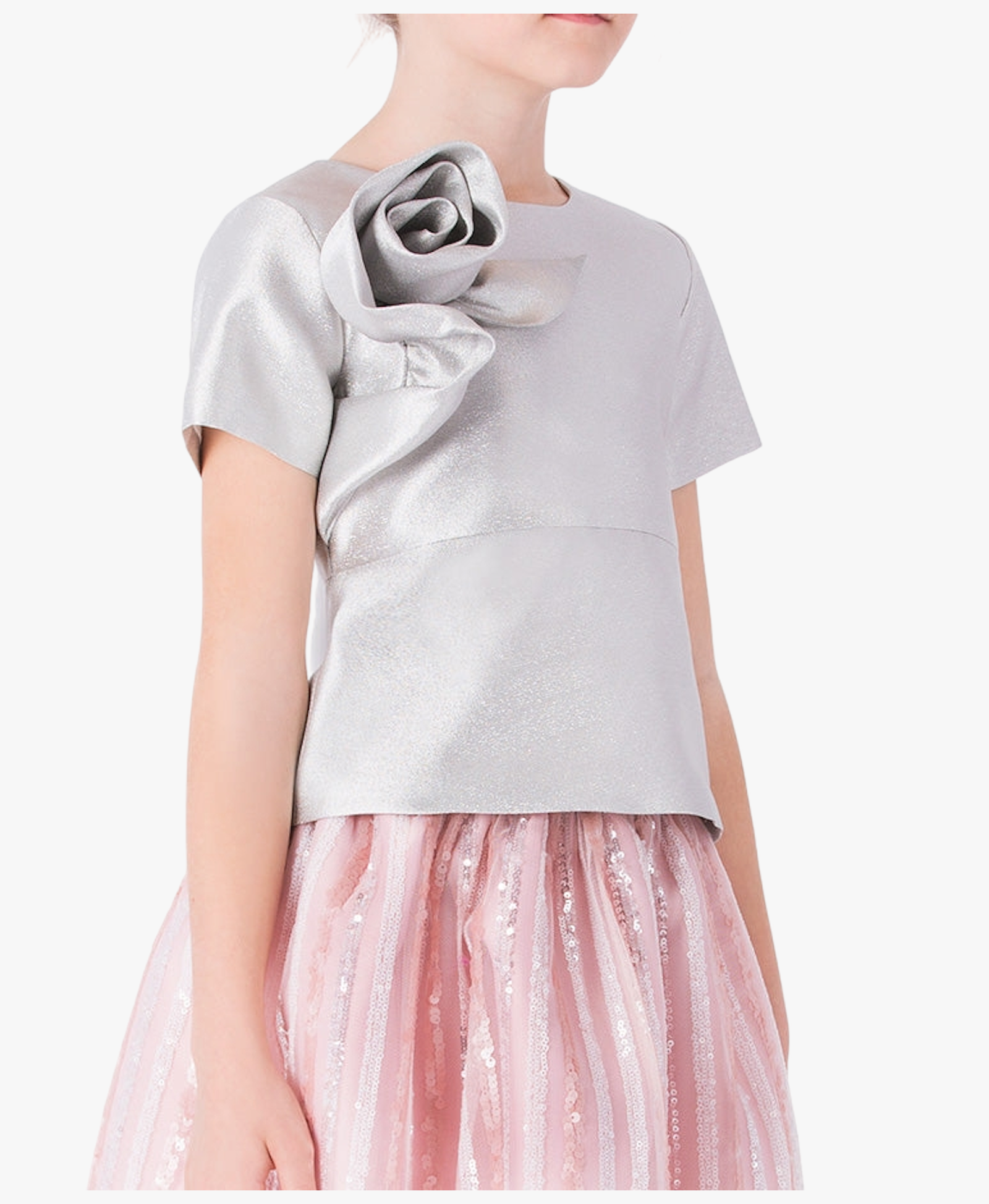 Shimmering Sequins Girls Outfit | 2 Pieces made by Mama Luma