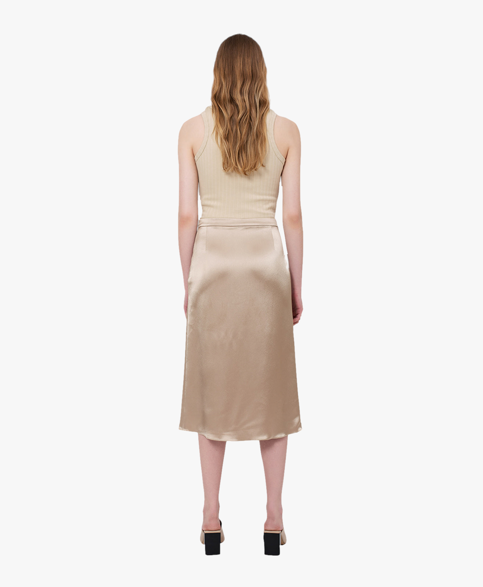 Carmen Skirt in Beige made by AÉRYNE