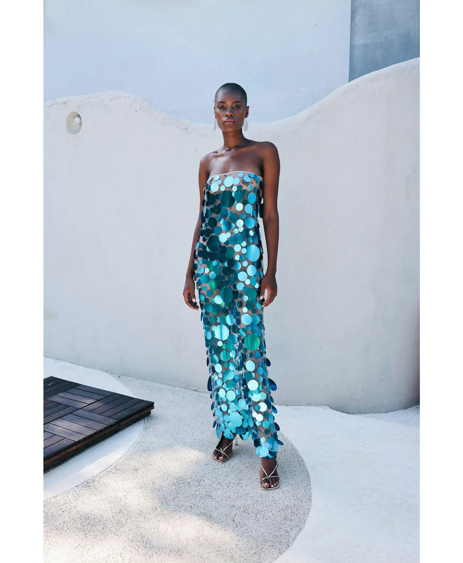 Disco Strapless Dress made by Francesca Miranda
