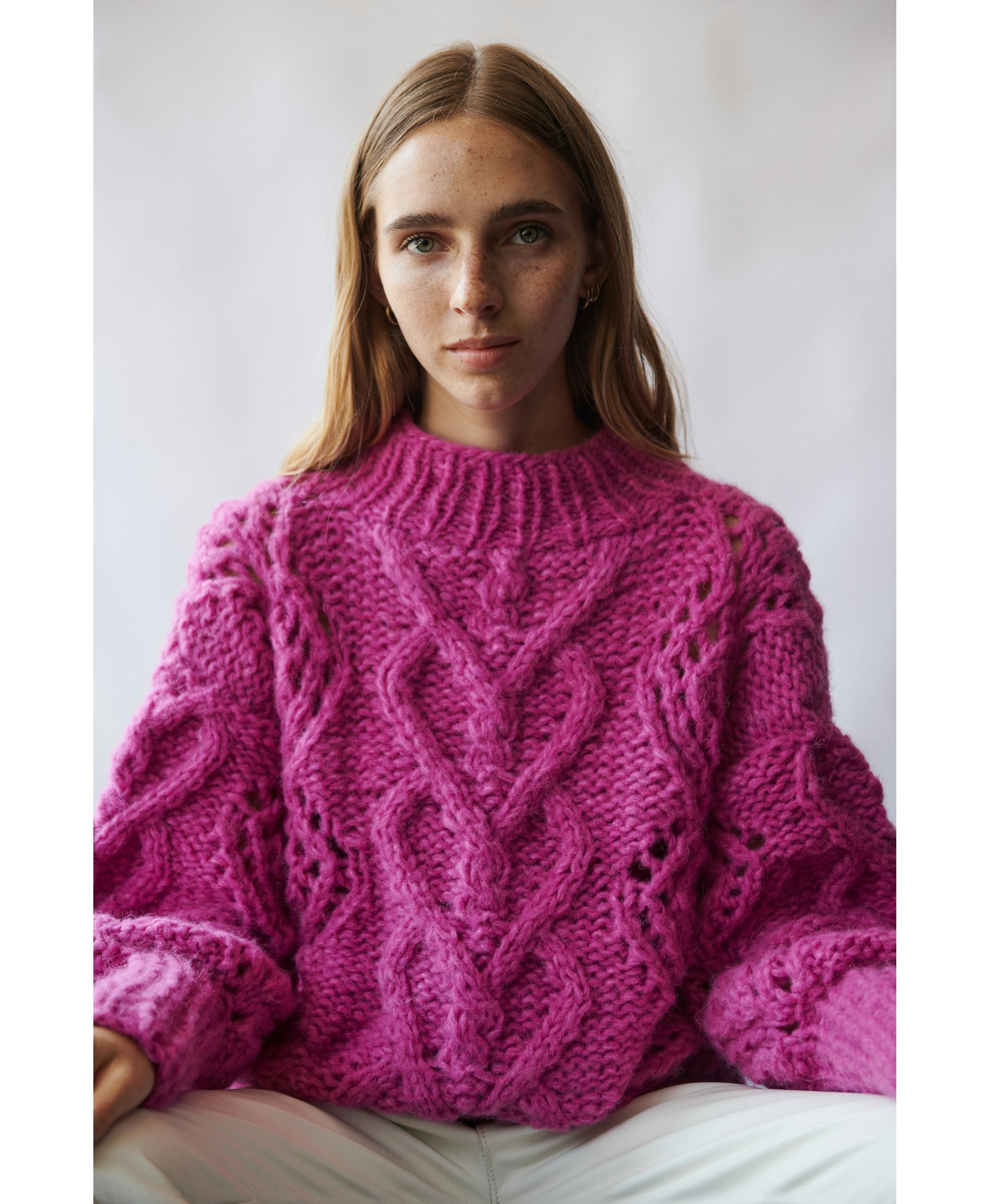 SONQO Sweater in Pink made by AYNI