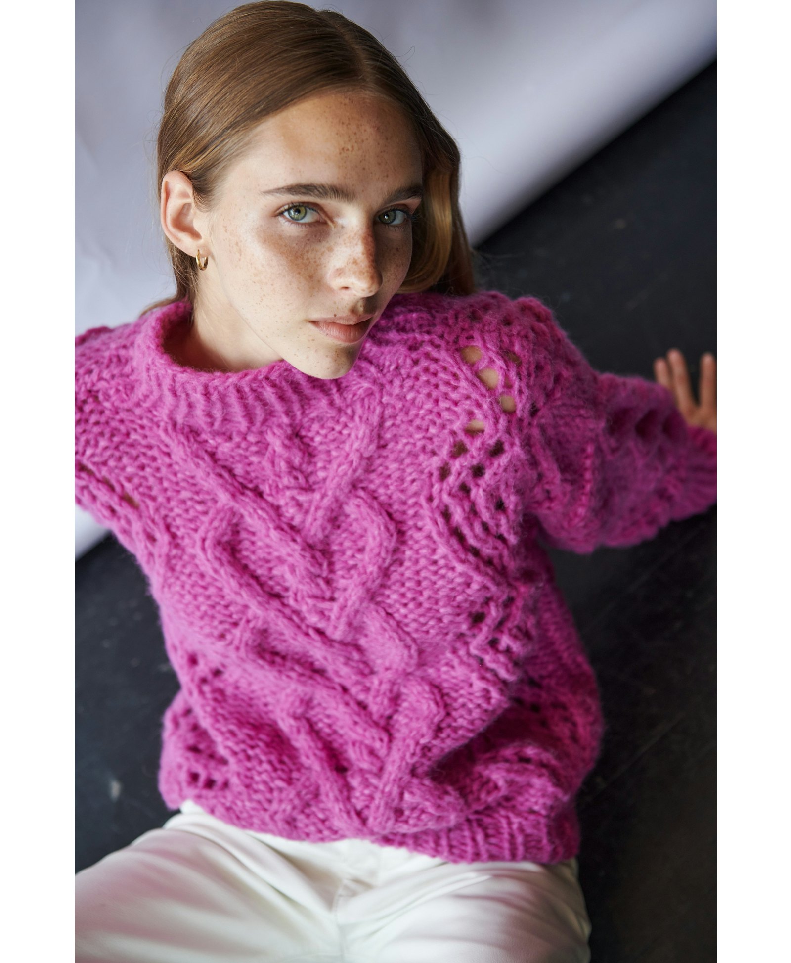 SONQO Sweater in Pink made by AYNI