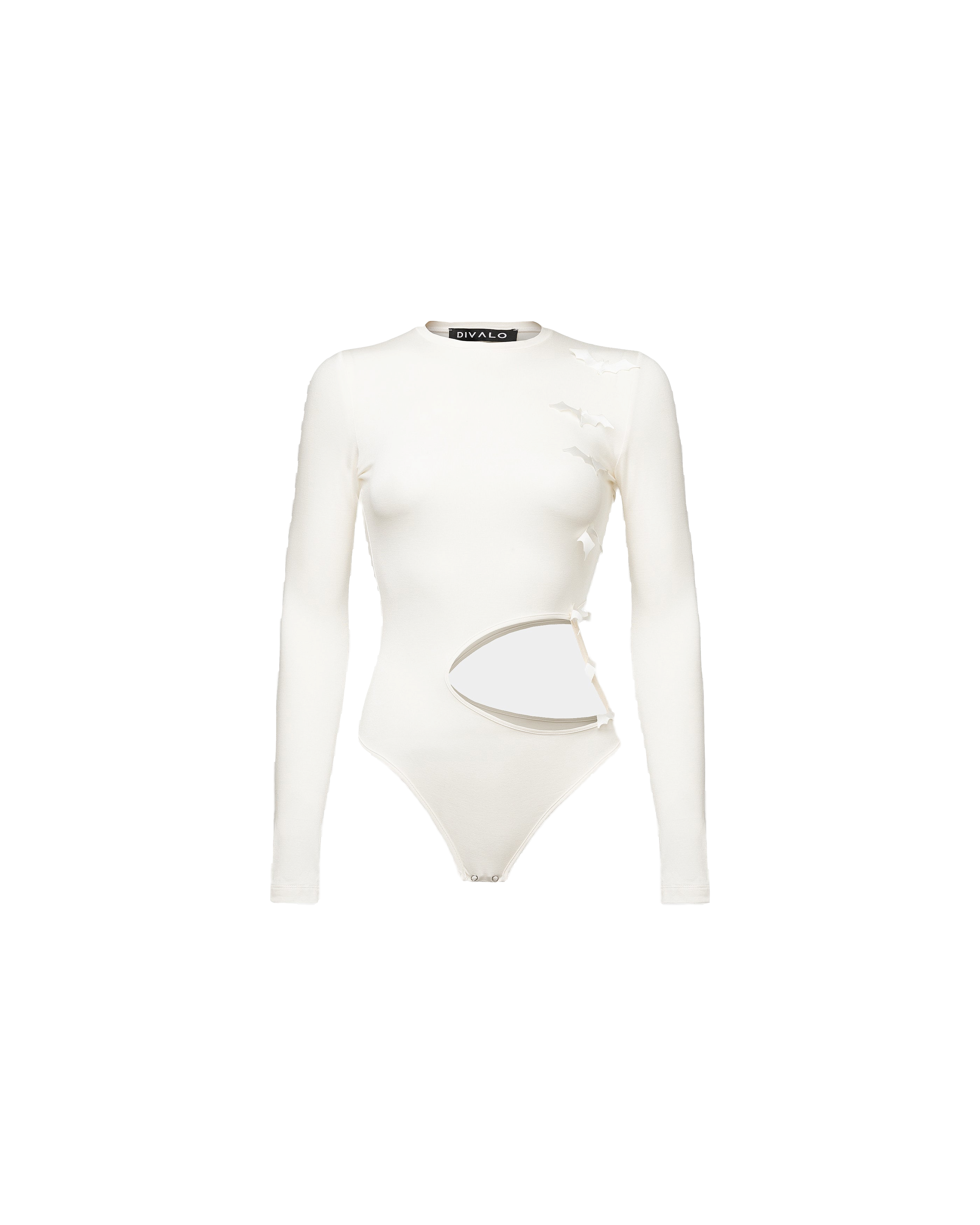 Divalo Giselle Bodysuit In White