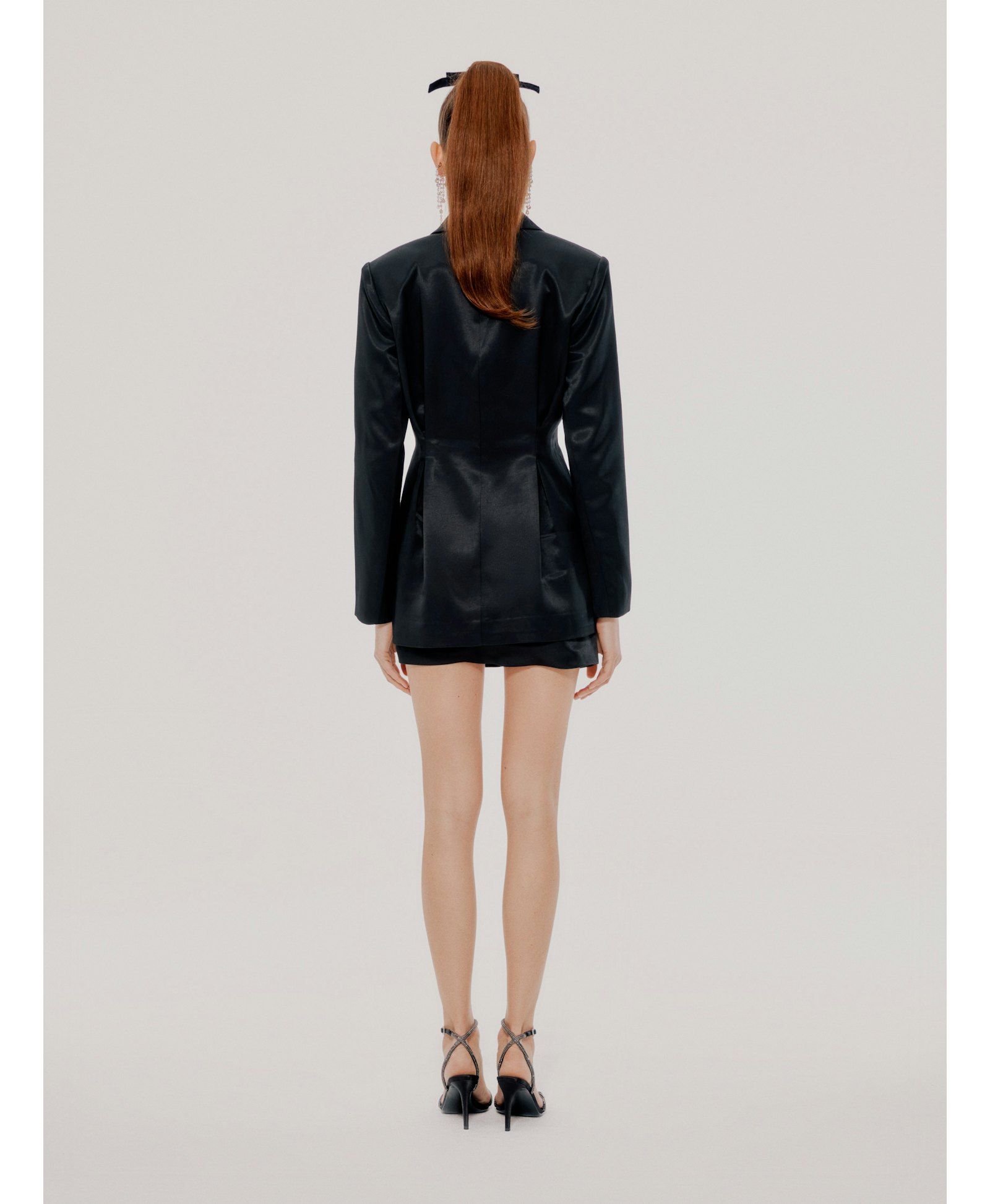 Black Lori Jacket (Final Sale) in Black made by Nana Jacqueline