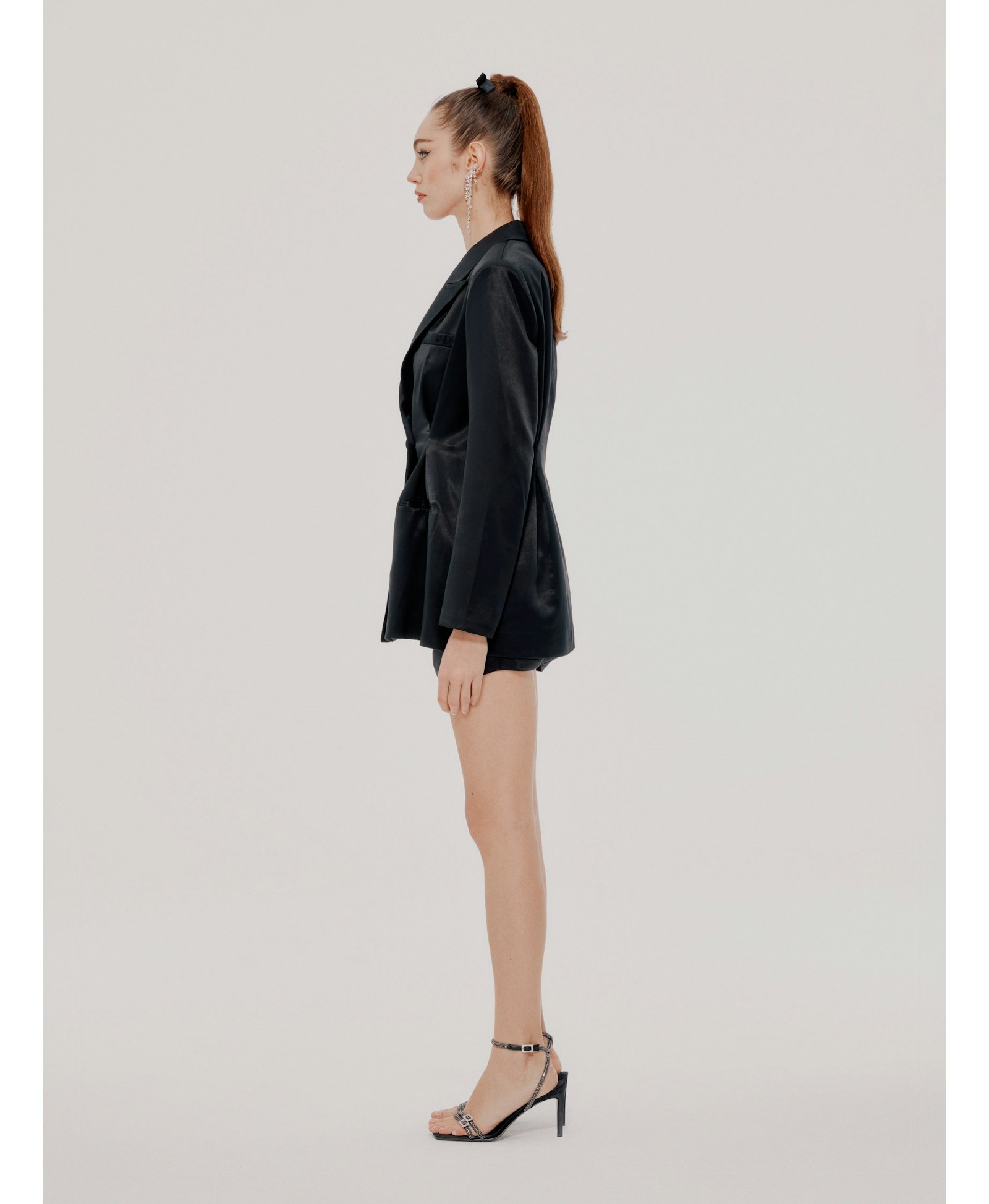 Black Lori Jacket (Final Sale) in Black made by Nana Jacqueline