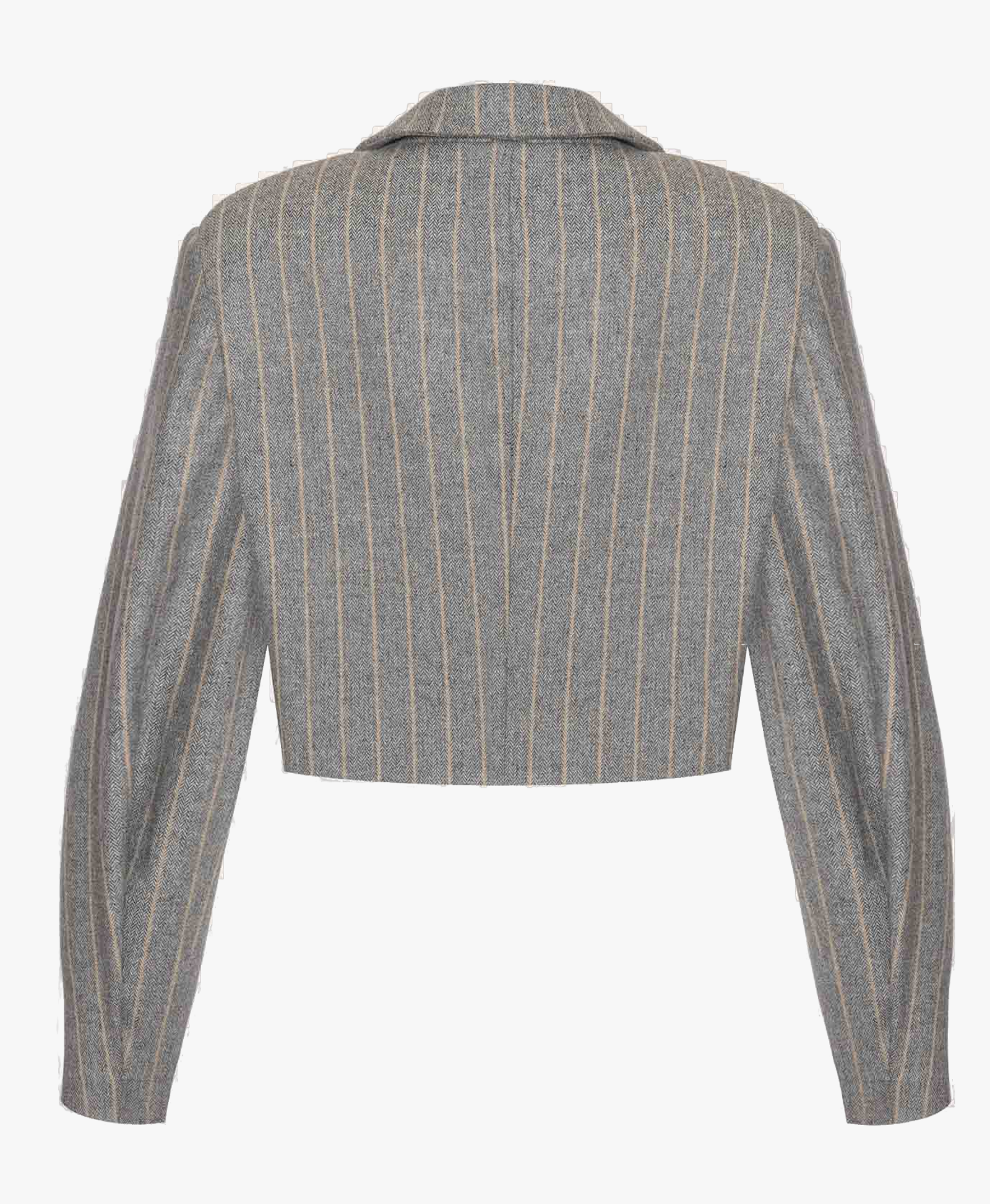 SHORT STRIPED JACKET made by BENU Studio