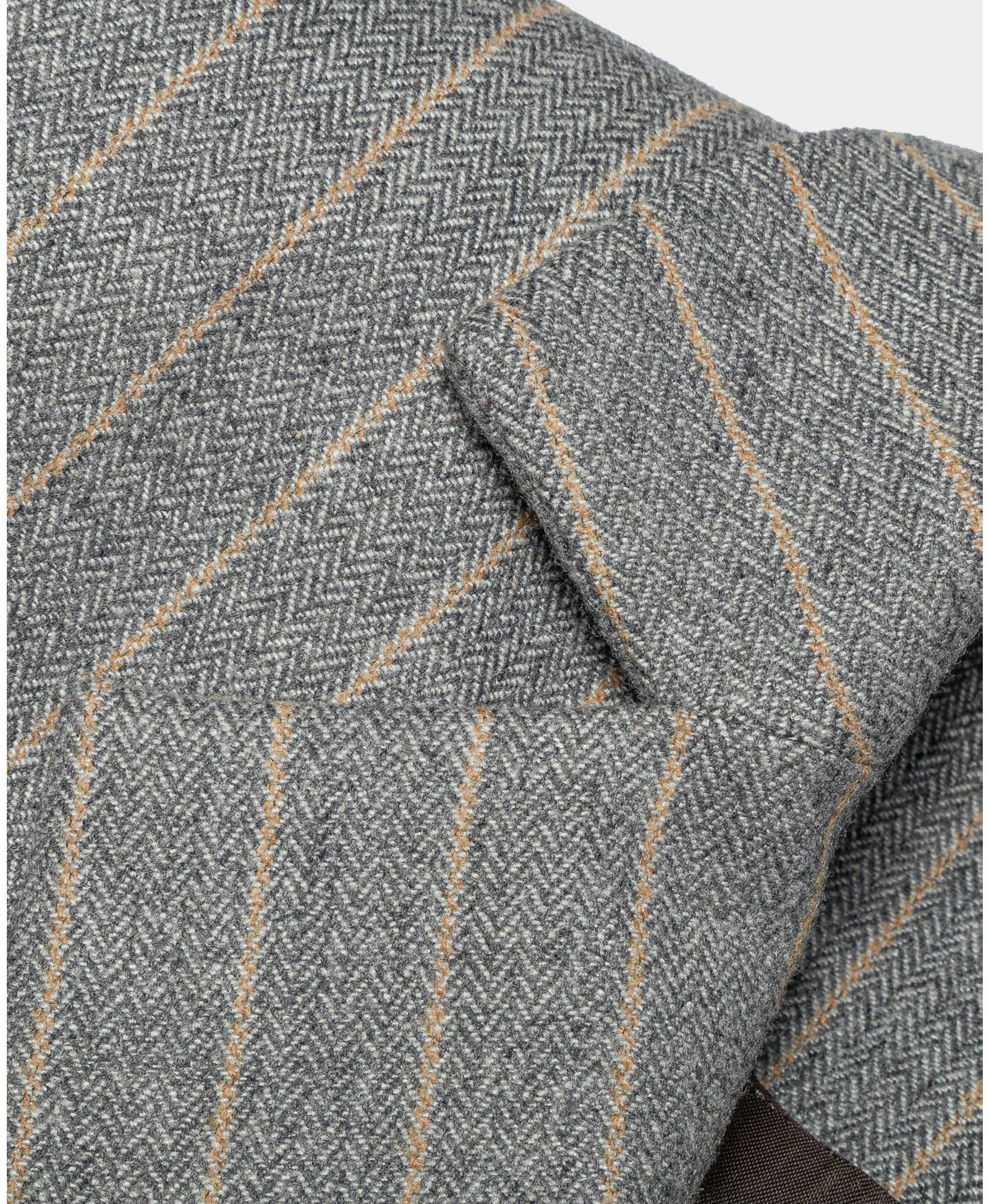 SHORT STRIPED JACKET made by BENU Studio