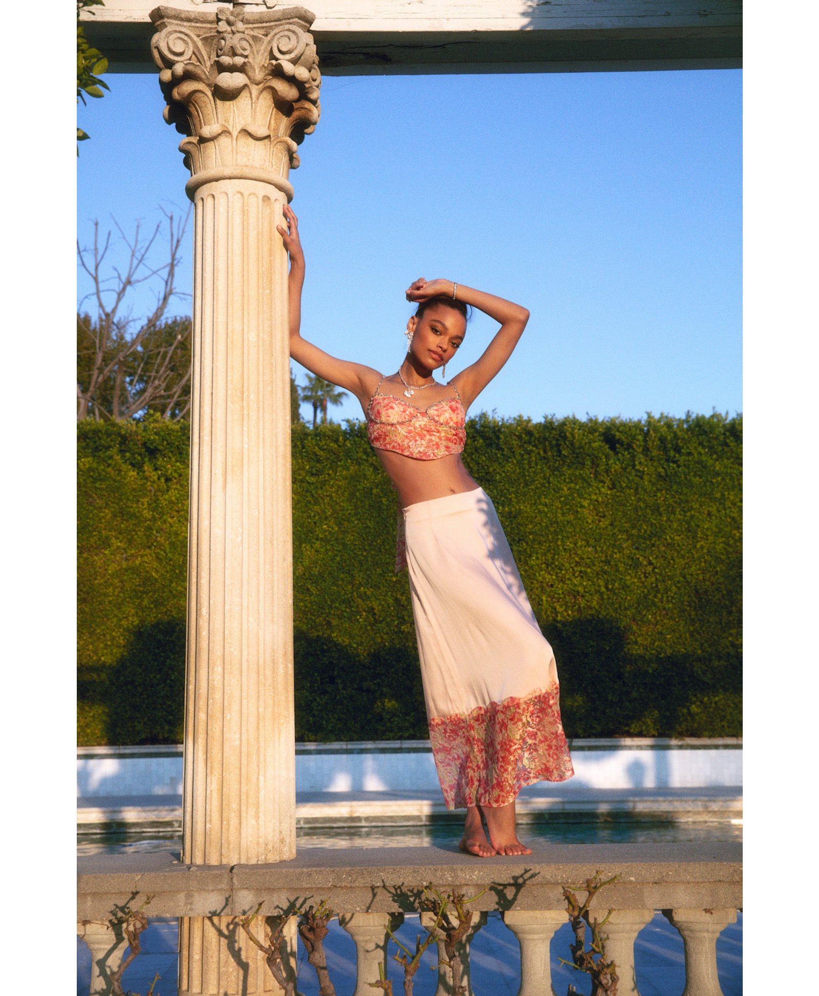 Mia Skirt (Pink) in Pink made by Nana Jacqueline