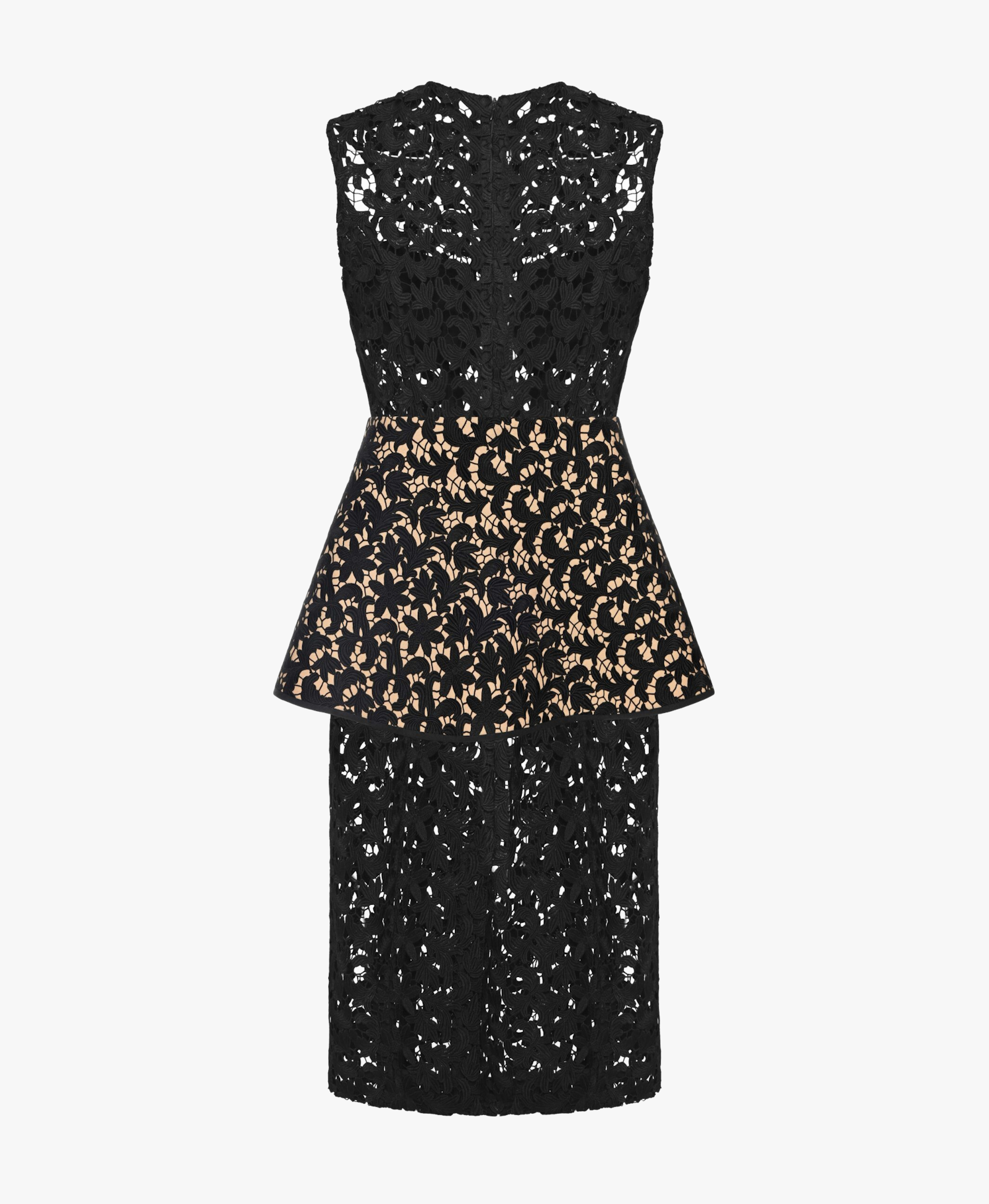 Floral midi dress with overlayer skirt made by Maria Kokhia