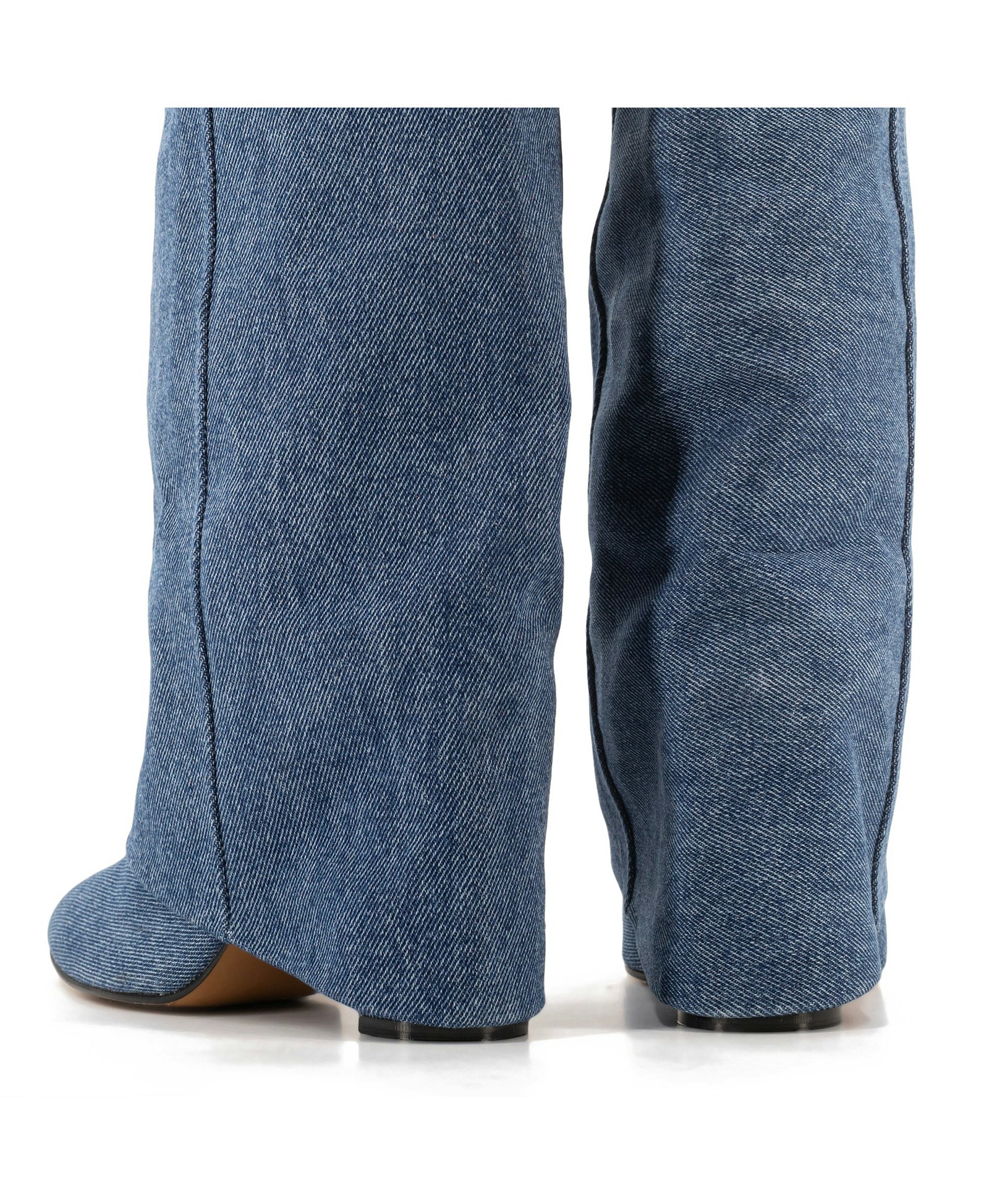 BERTA LUNGA DENIM BOOTS made by Toral