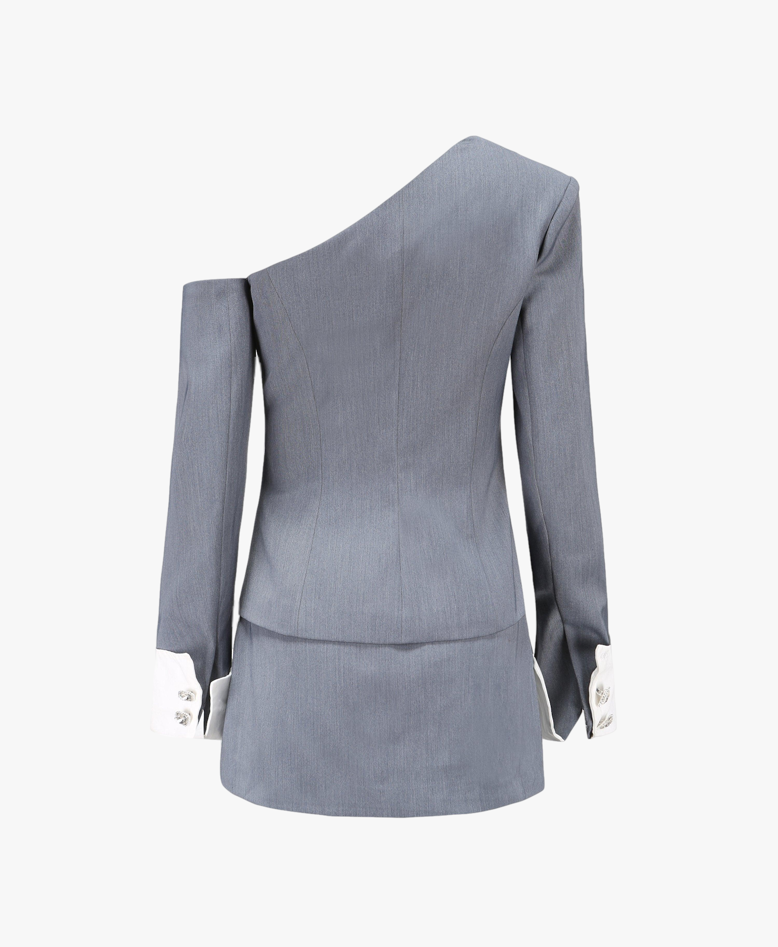 Grey Manhattan Blazer Top (Final Sale) made by Nana Jacqueline