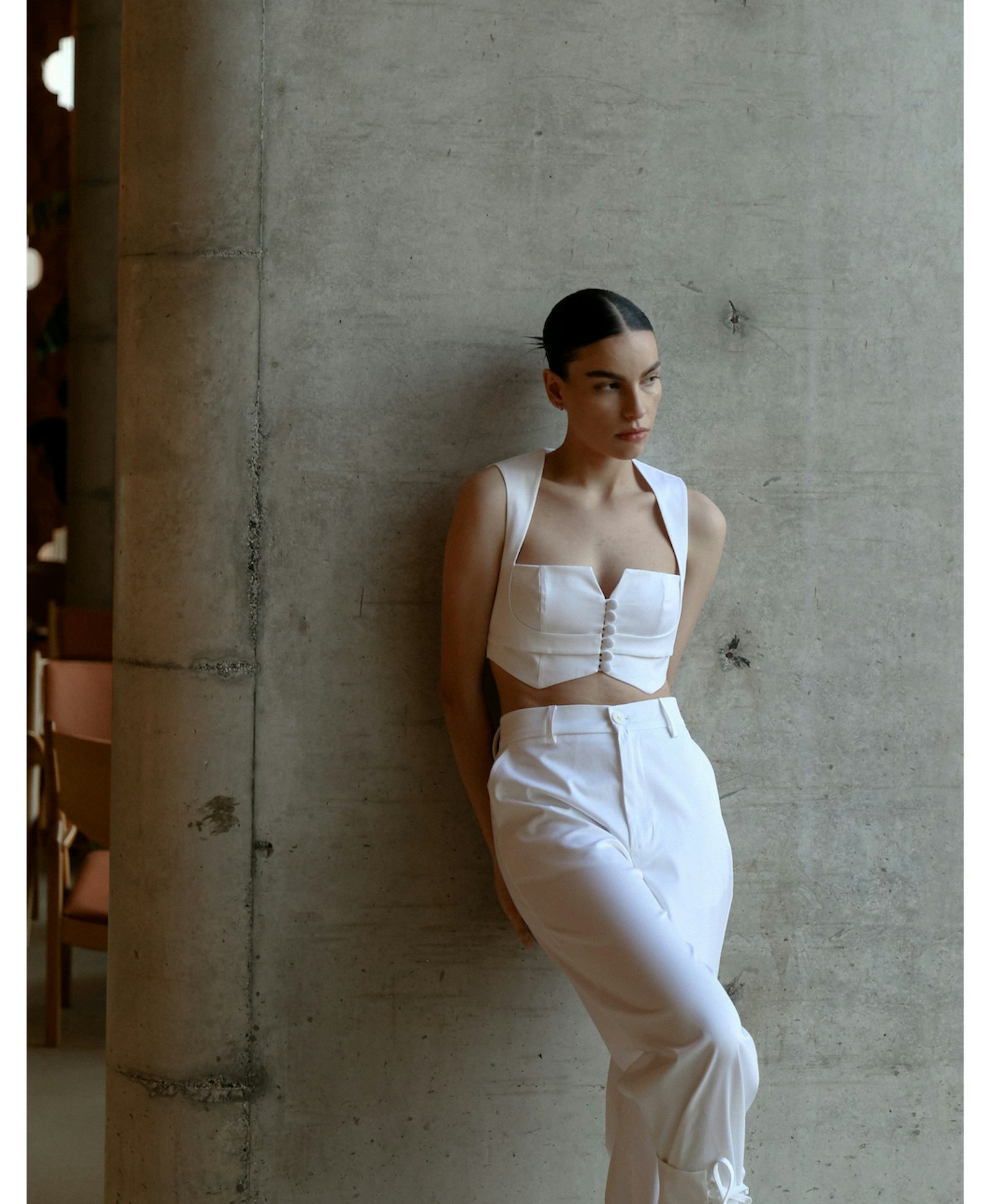 FRENKI White Top made by MAET