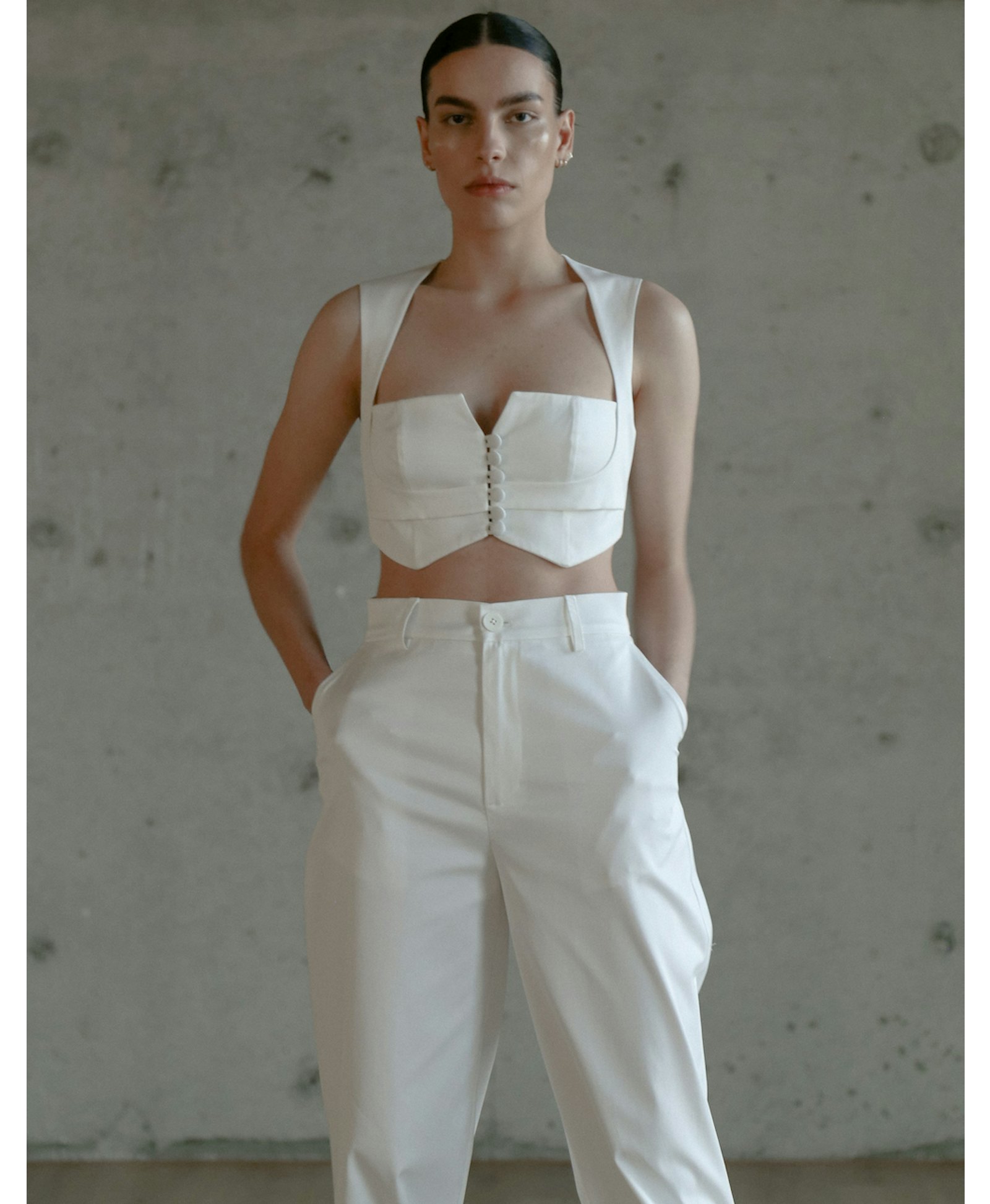 FRENKI White Top made by MAET