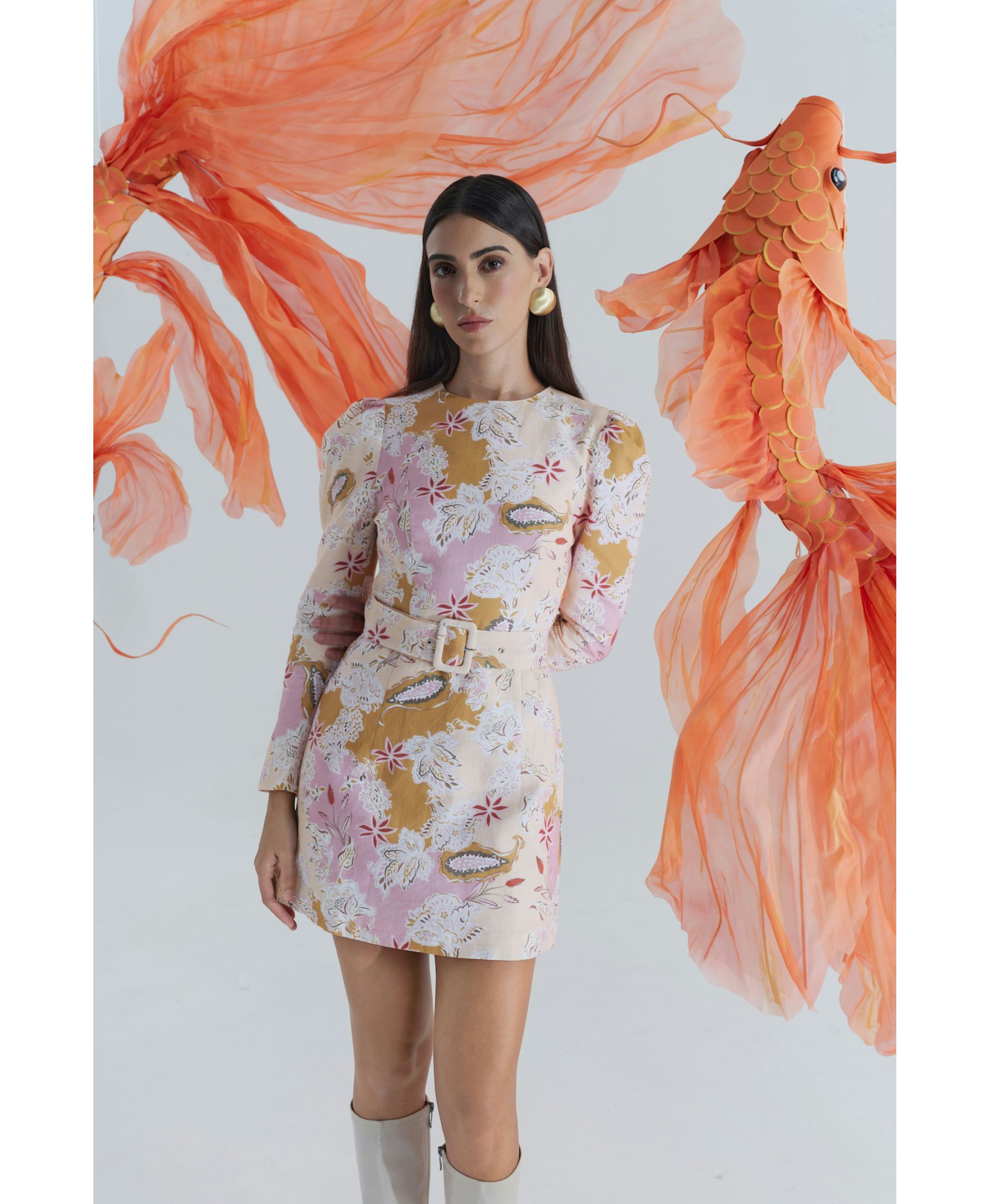 Hazel Mini Dress made by JUSTIN TONG