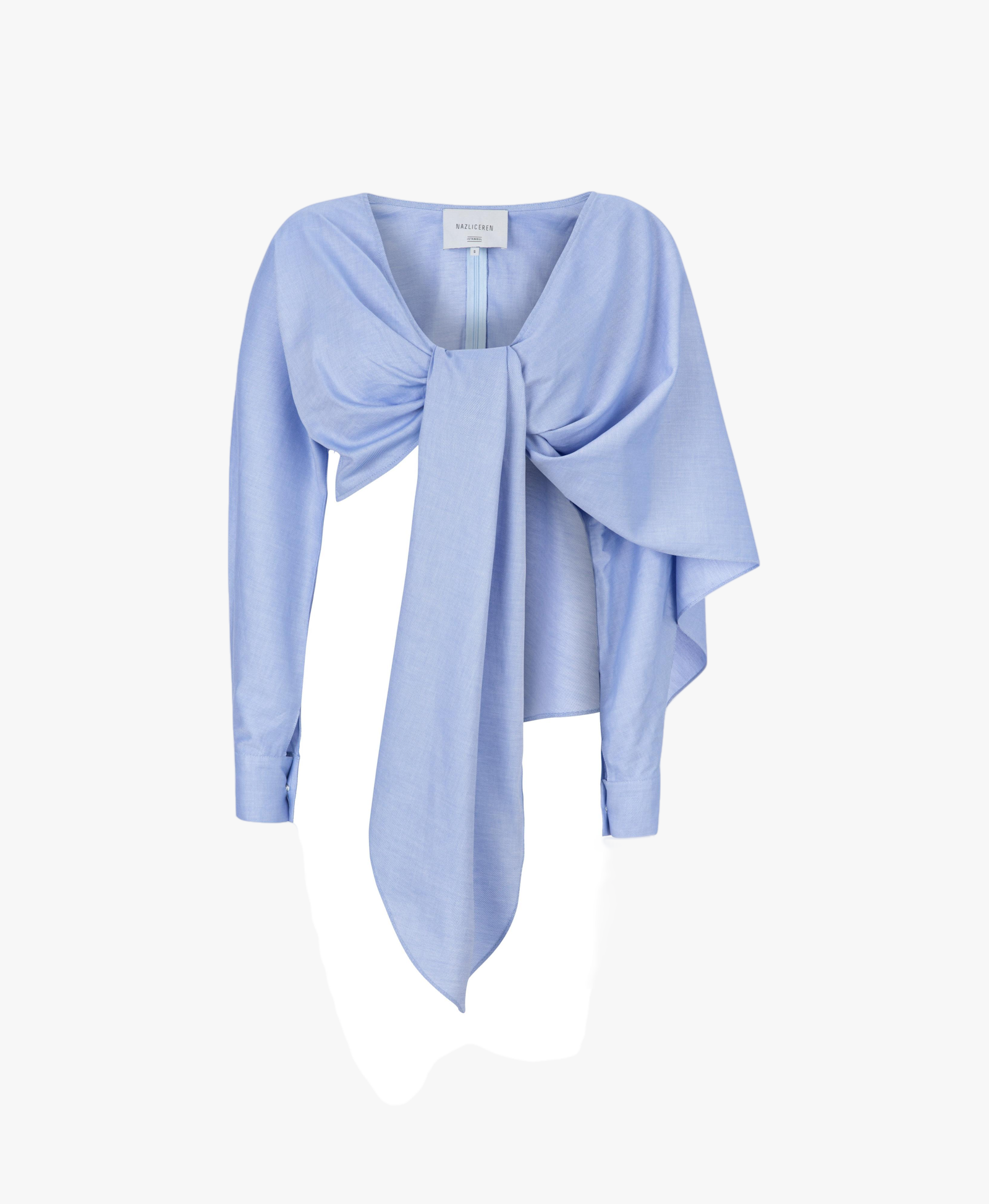 Angy Blouse in Blue in Blue made by Nazli Ceren