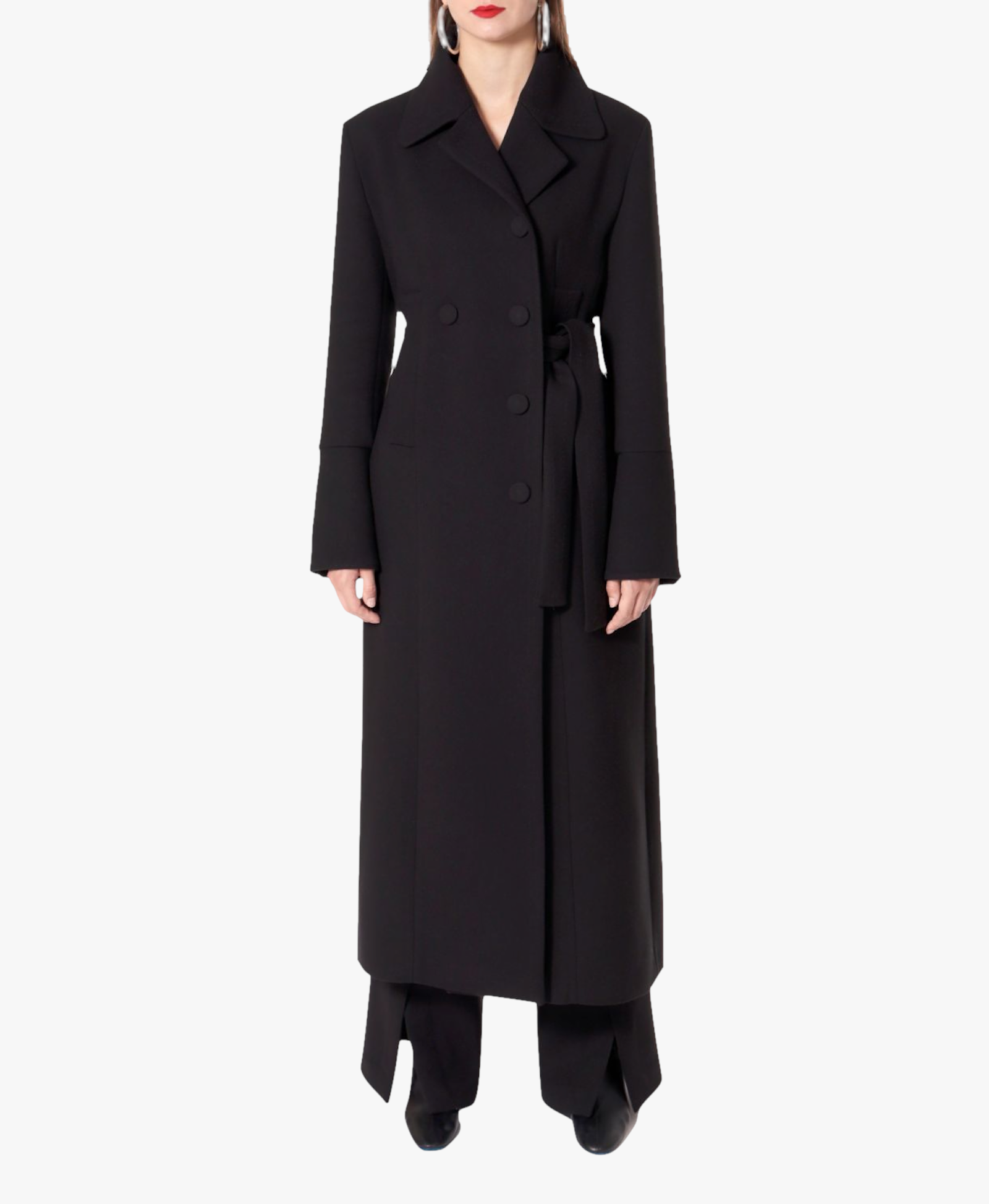 Coat Tilda Designer Black in Black made by HALEWSKI