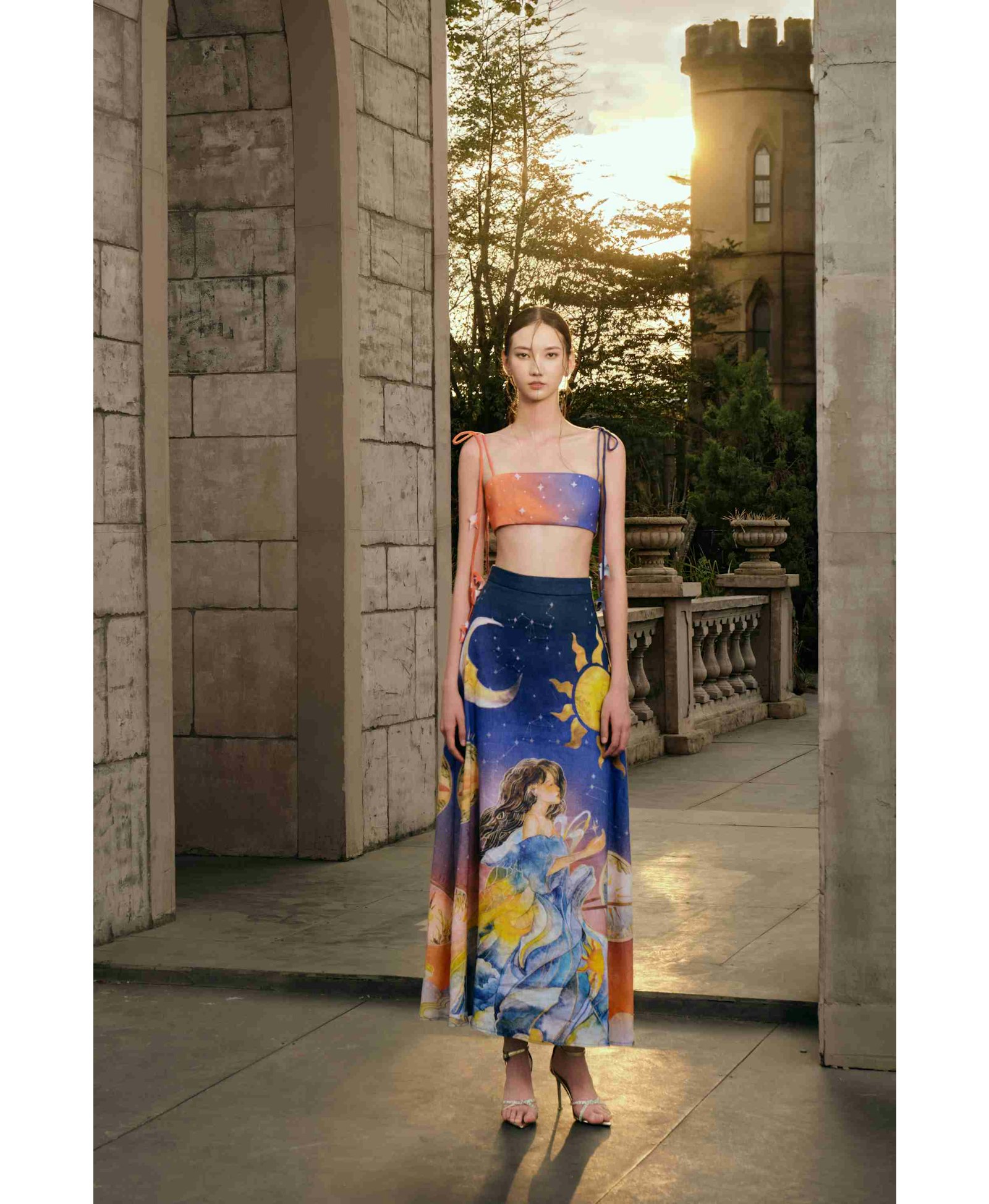 Starlit Mother Skirt made by JUSTIN TONG