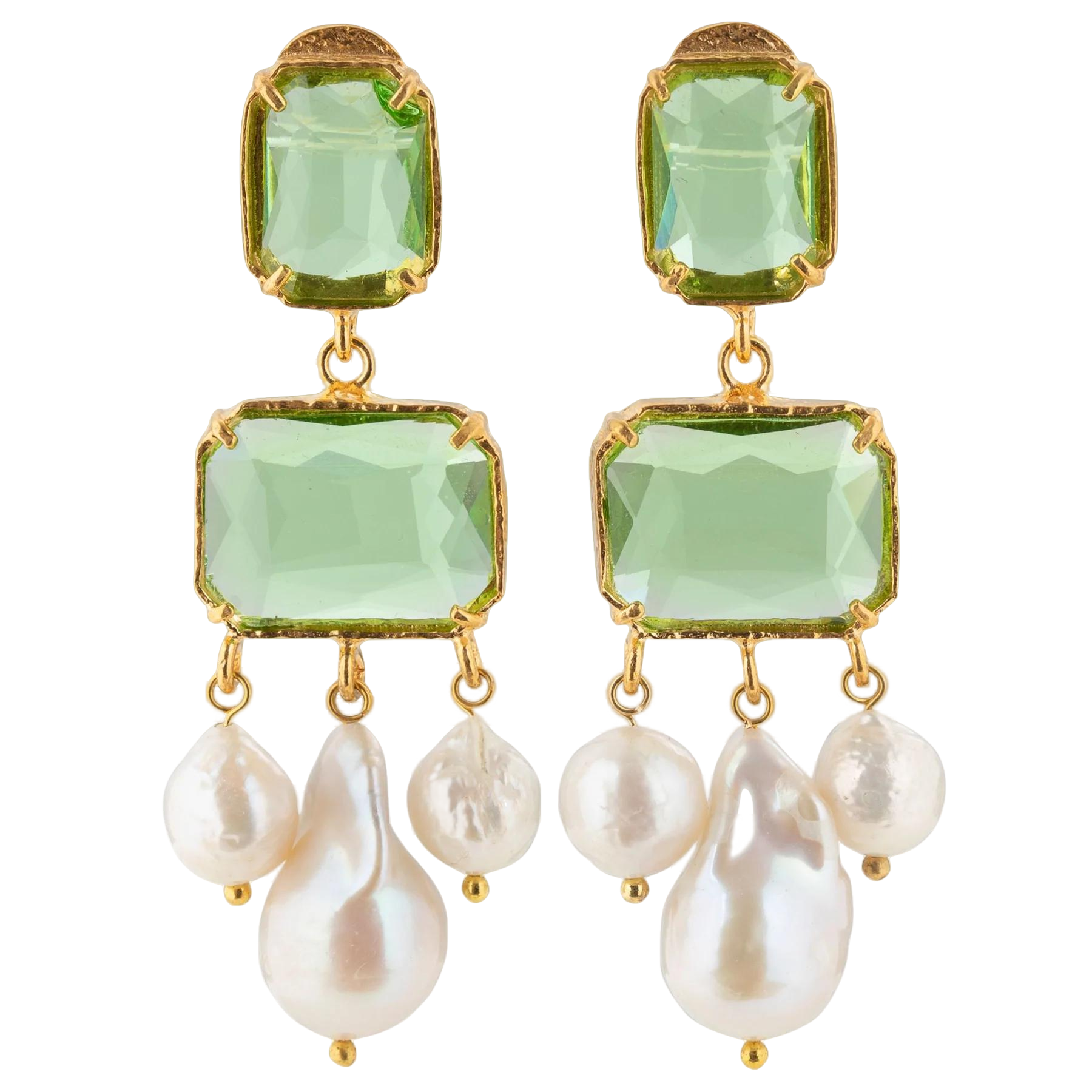 Christie Nicolaides Emma Earrings Green