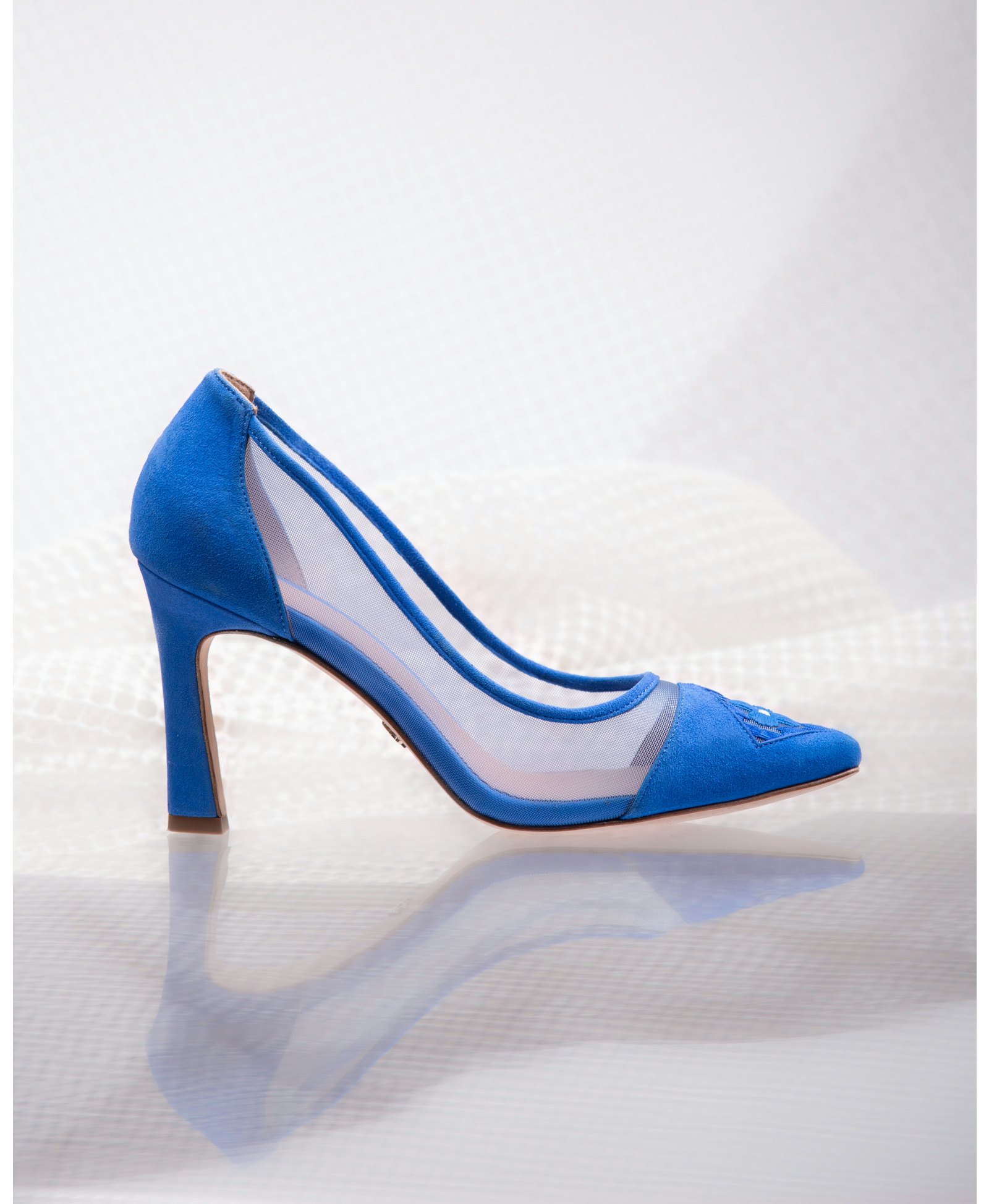 Fiorellini Pump Mesh 85 Royal Blue in Blue made by ATANA