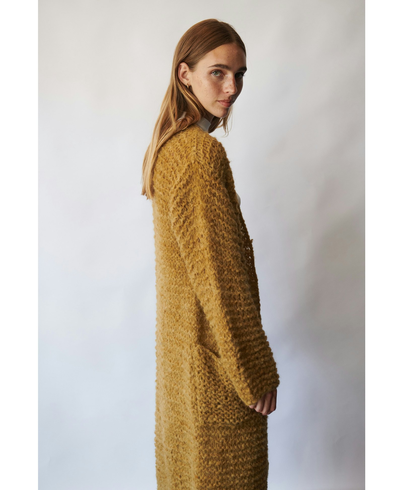 Rumer Cardigan in Brown made by AYNI