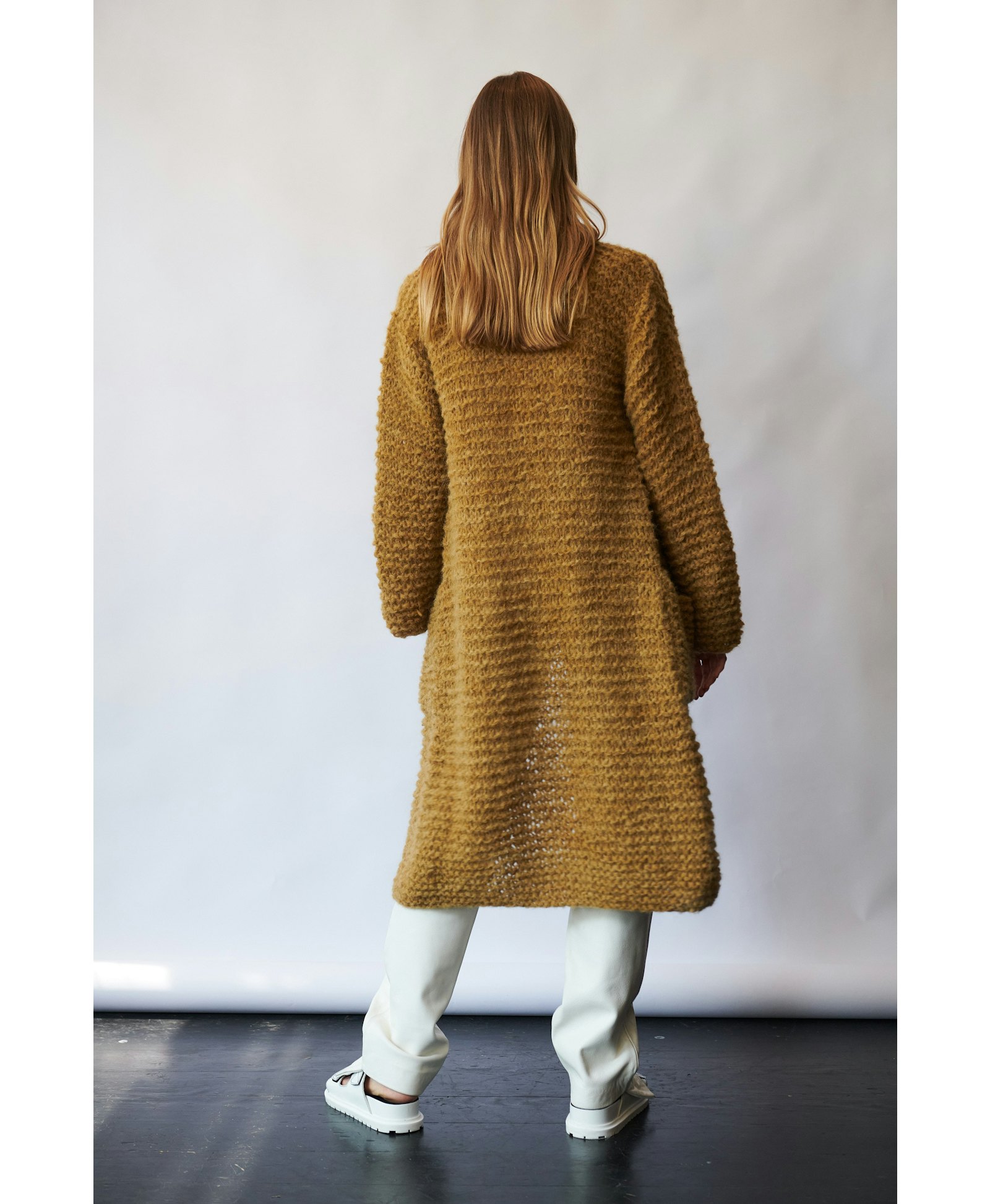 Rumer Cardigan in Brown made by AYNI