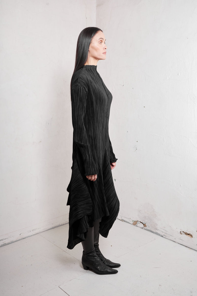 Shop Tamar Keburia Aretha Dress In Black