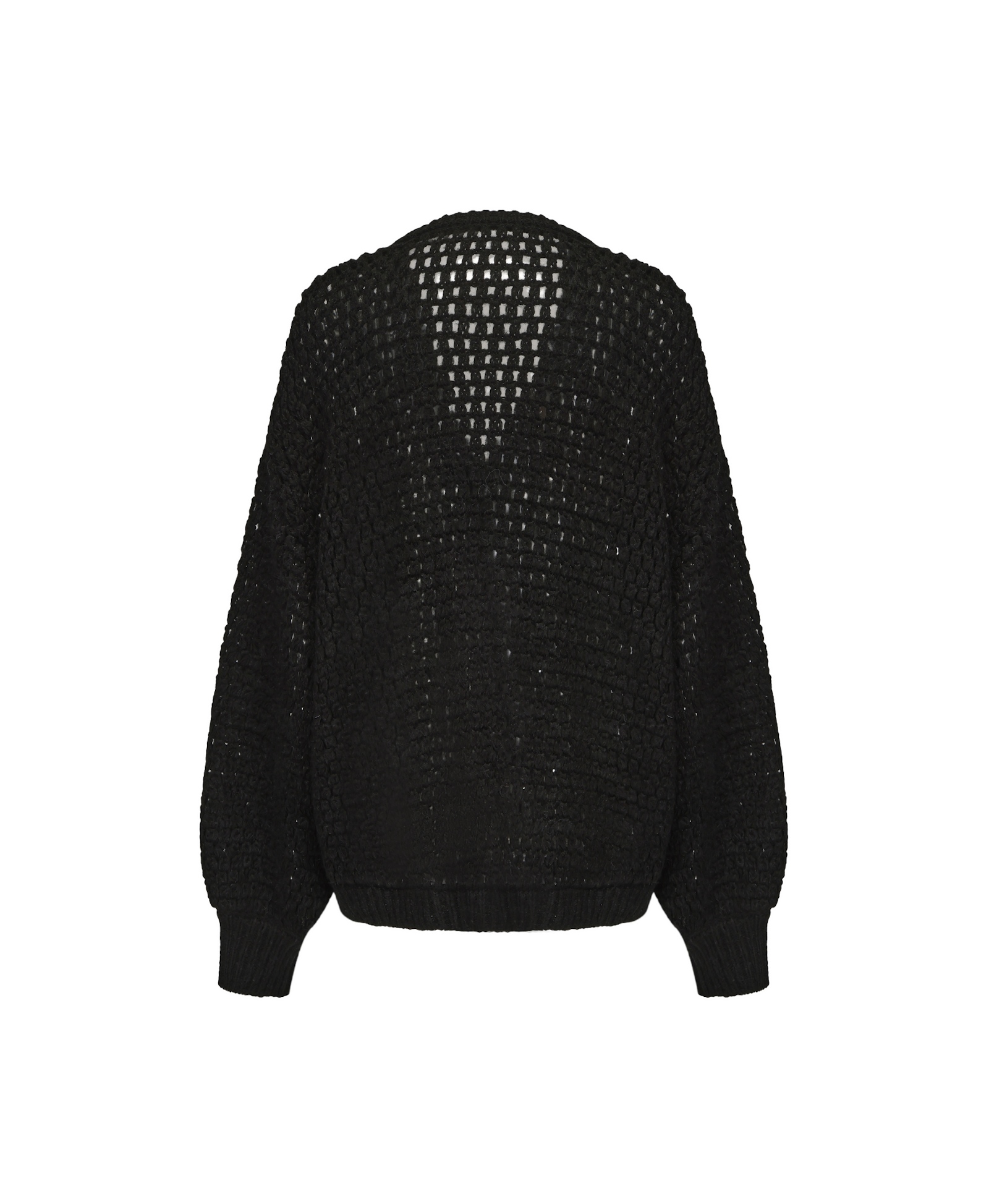 Alexis Cardigan + Scarf Set (Black) made by Nana Jacqueline