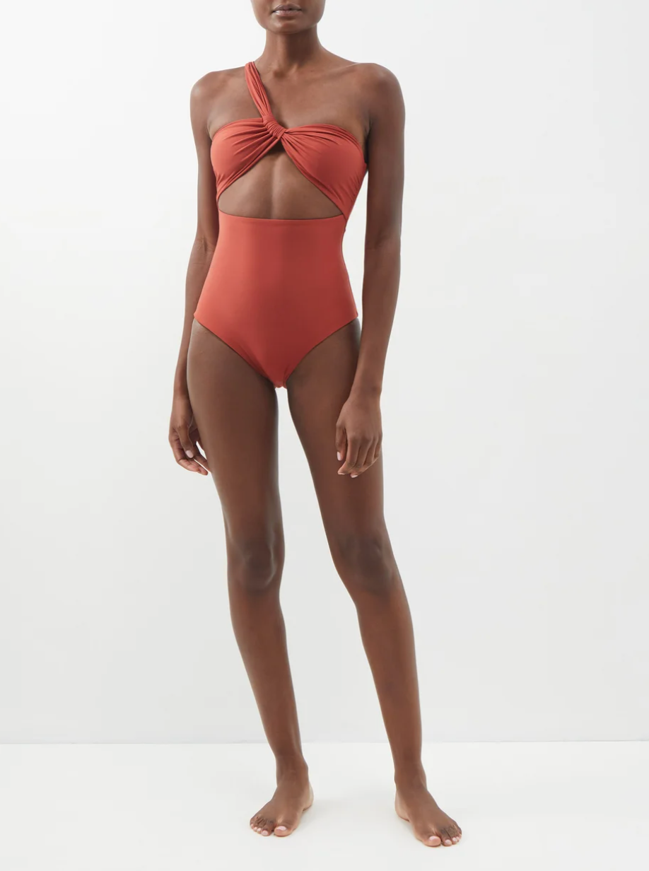 ANDREA IYAMAH NISI ONE PIECE SWIMSUIT - CHOCOLATE – Andrea Iyamah