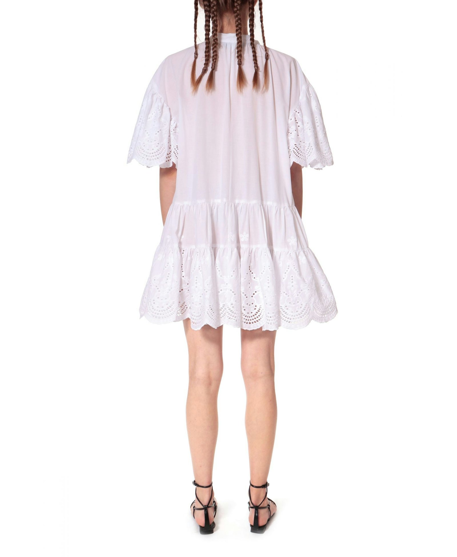 Dress Tenneisha white in White made by HALEWSKI