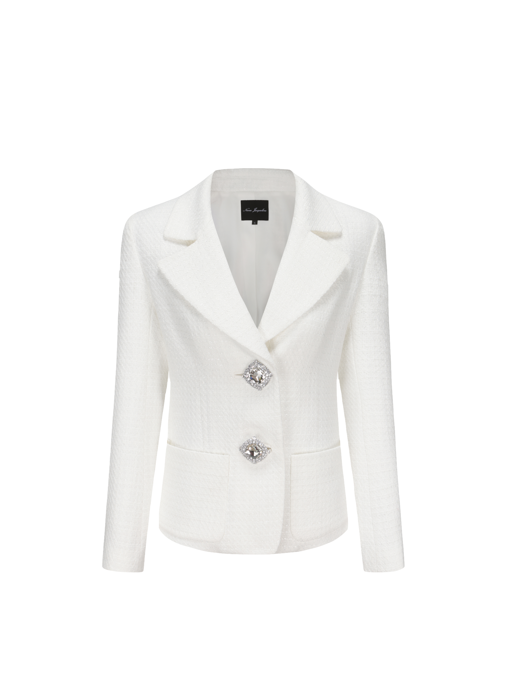 Nana Jacqueline Maya Lapel Suit Jacket (white)