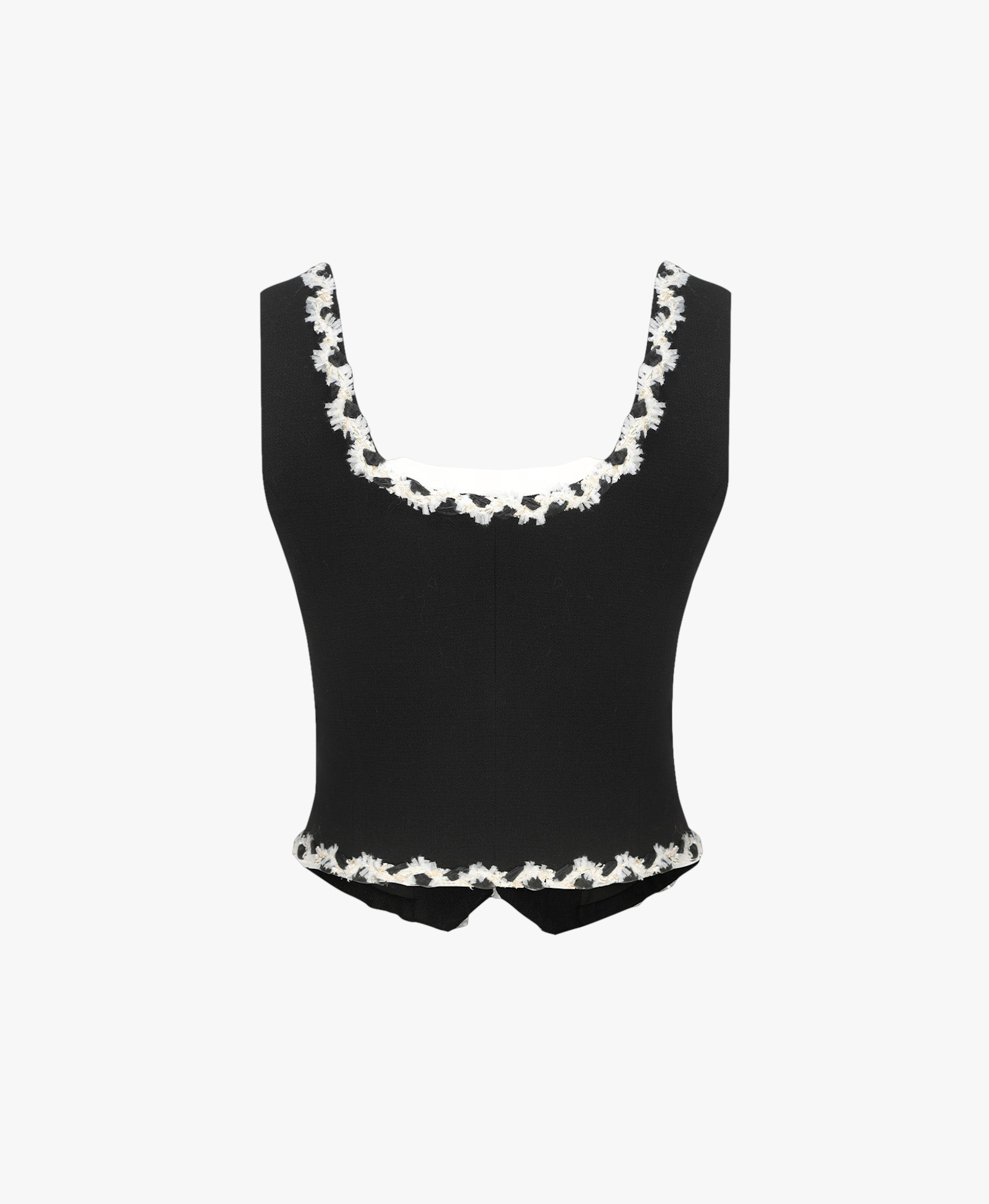 Lisette Vest Top (Black) made by Nana Jacqueline