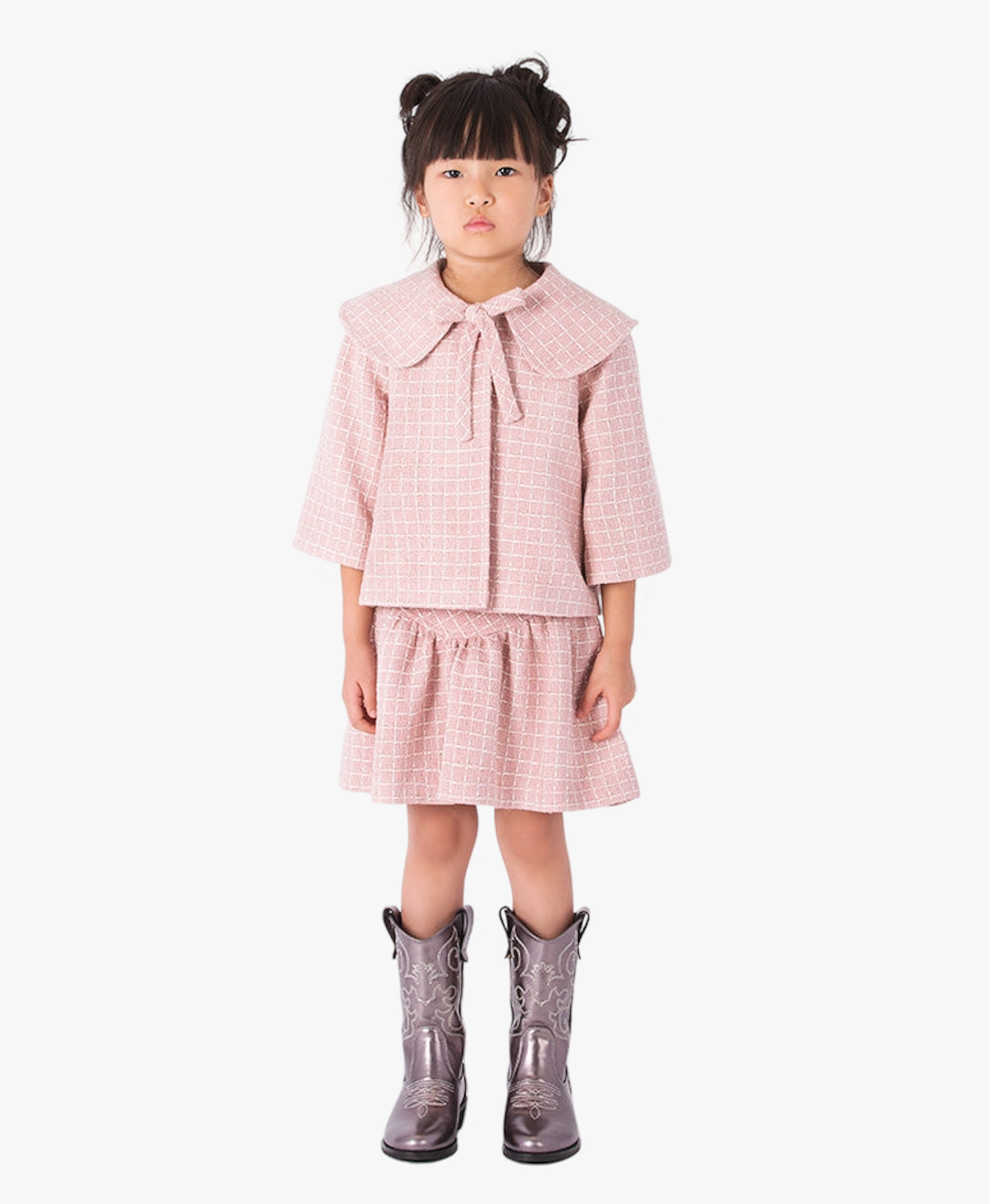 Bouclé Tweed Girls Jacket made by Mama Luma