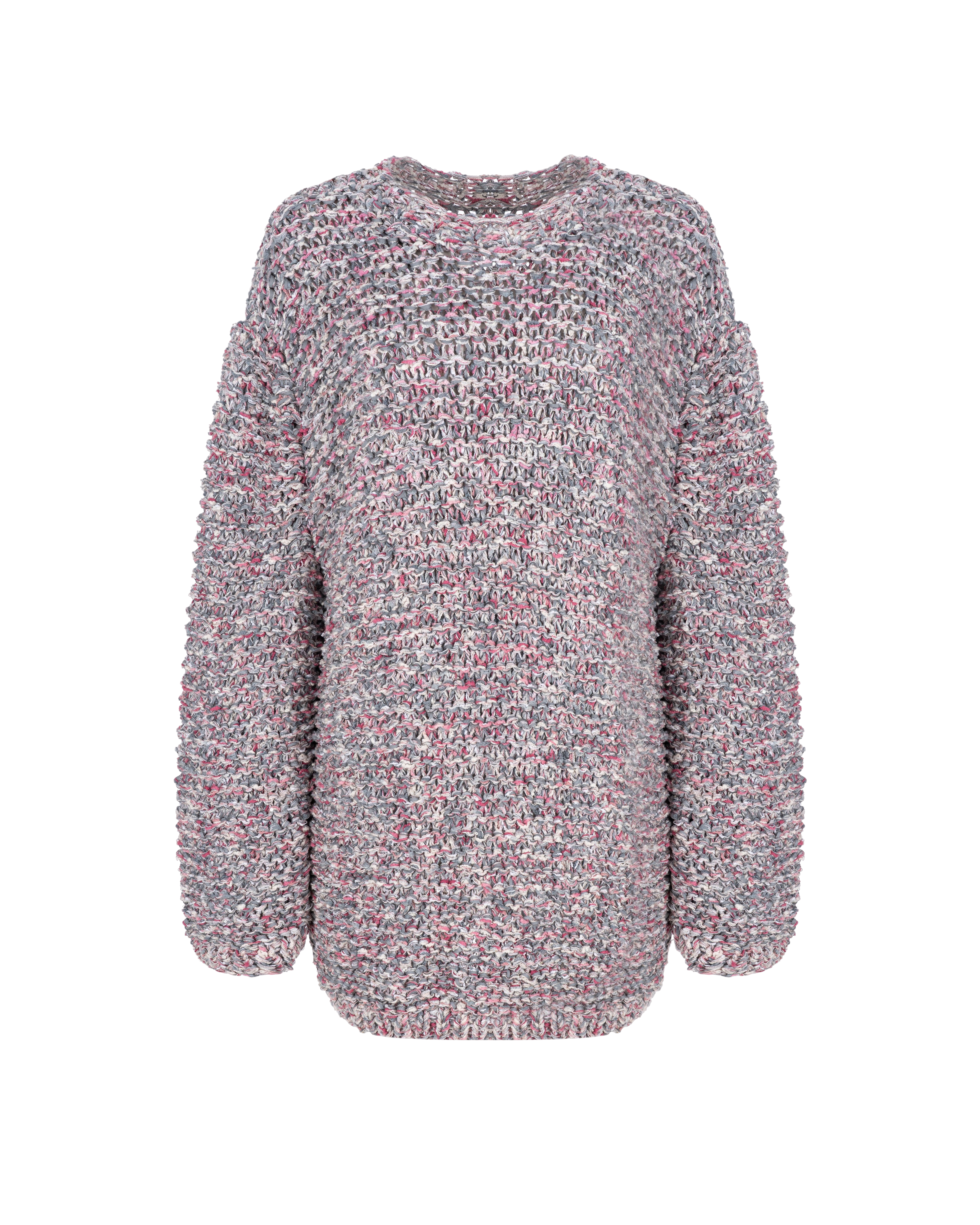 Shop Knitel Reflective Couture Sweater In Cloud Grey