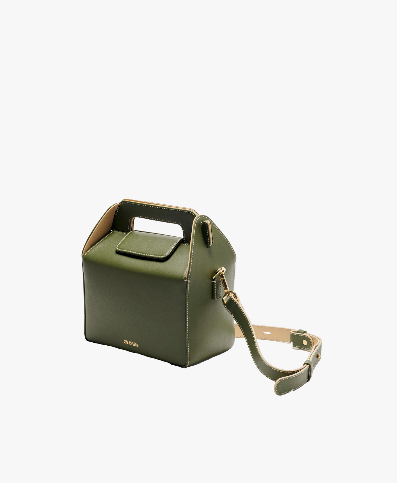 SAONARA KUKITO ARMY GREEN/Cream Skin made by Saonara