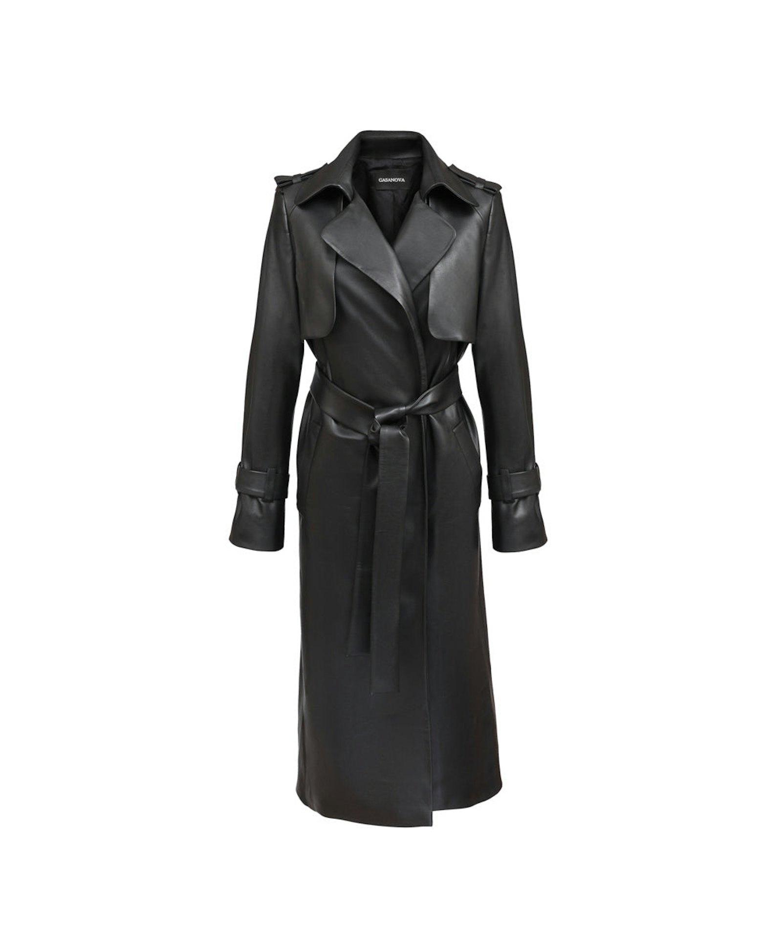 Eco-leather Trench made by Gasanova