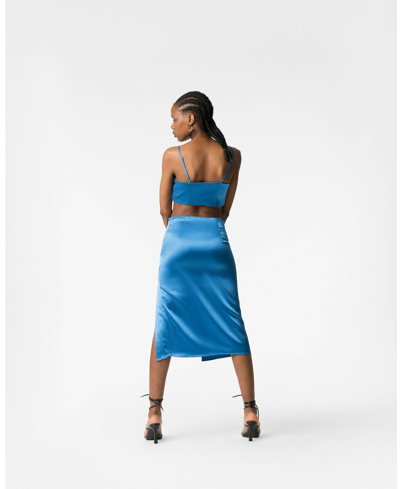 Valera bandana top in Blue made by DIVALO