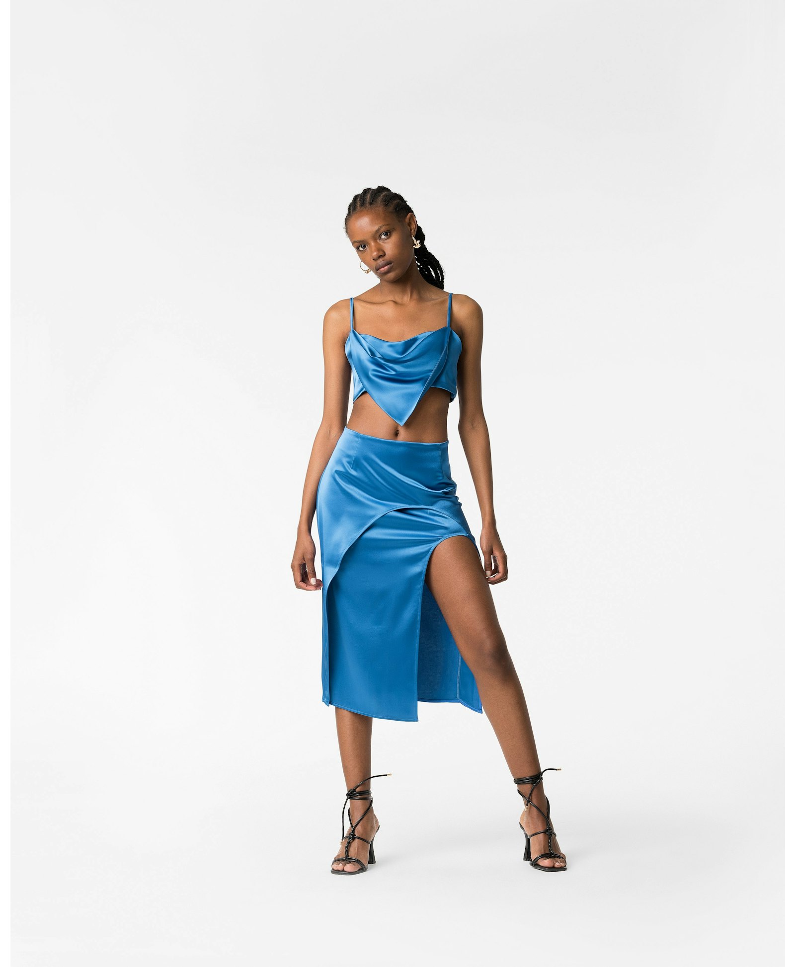 Valera bandana top in Blue made by DIVALO